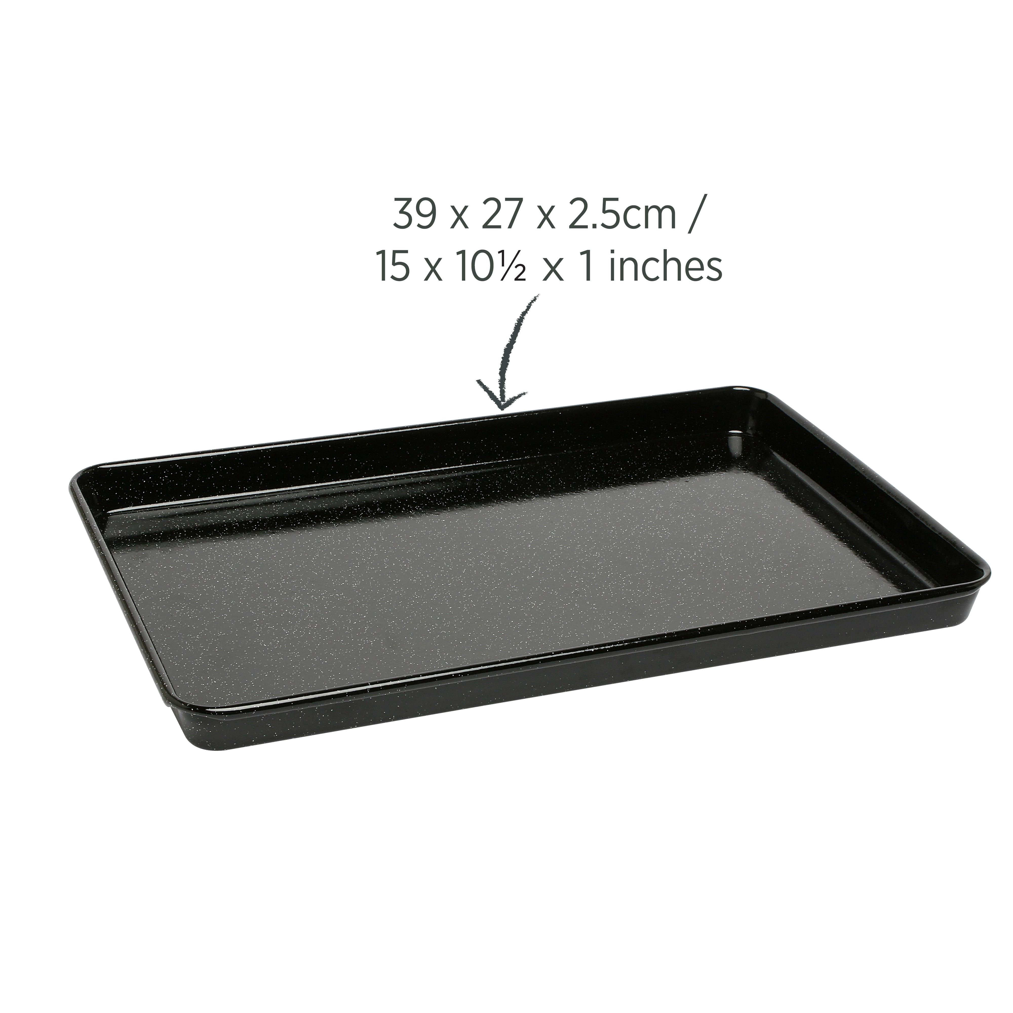 Vitreous Enamel Bake Tray 39cm