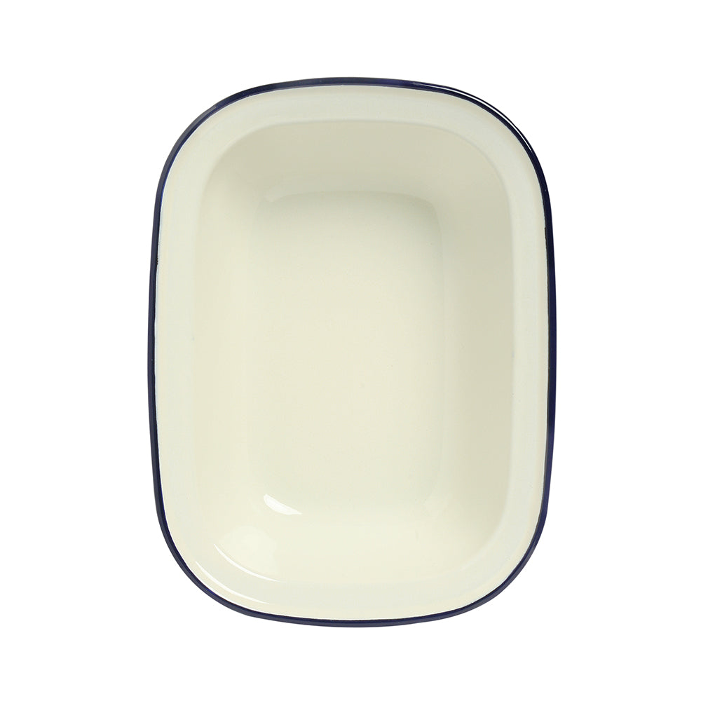 Enamel Oblong Pie Dish 1L