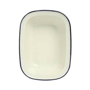 Enamel Oblong Pie Dish 1L