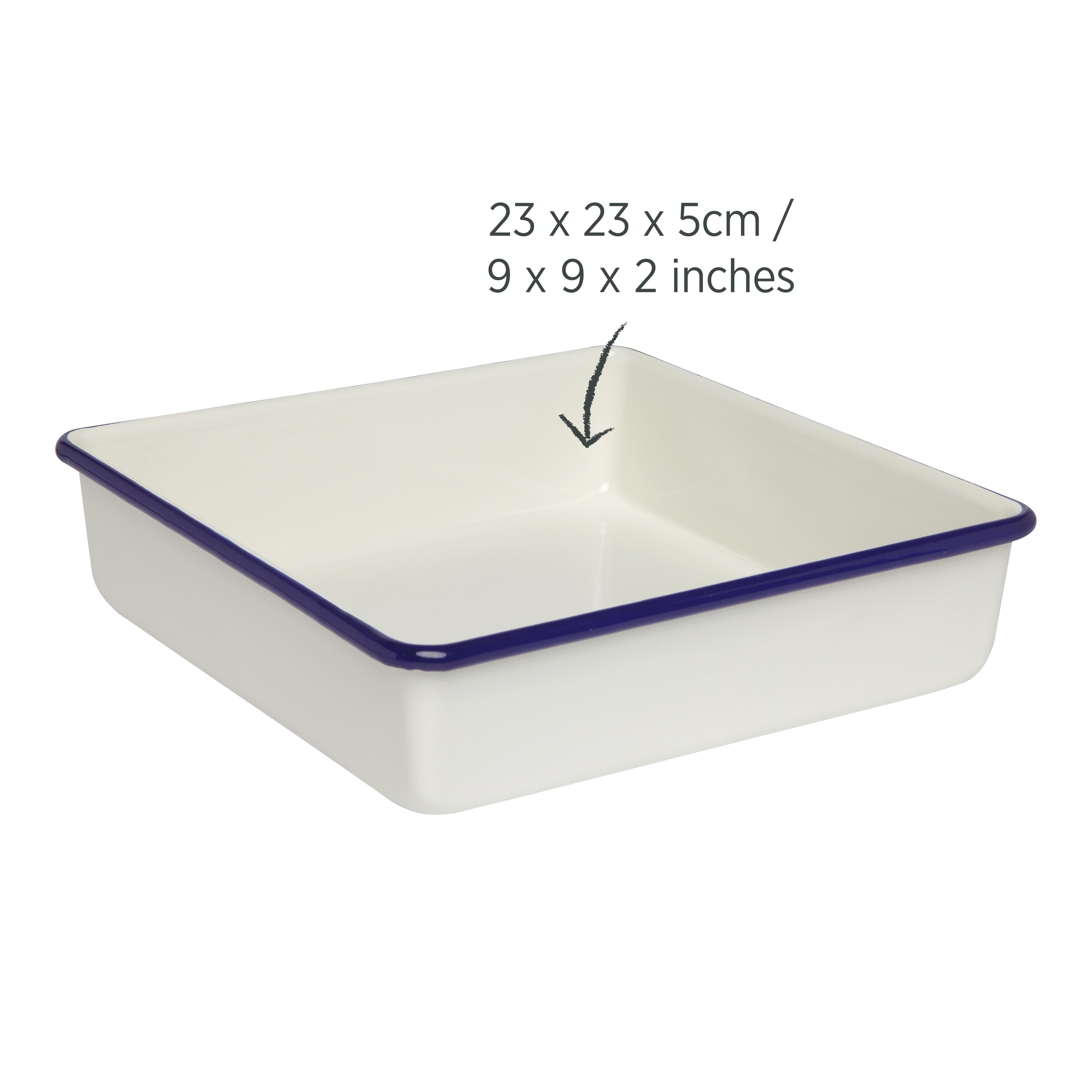 Enamel Brownie Pan 2L