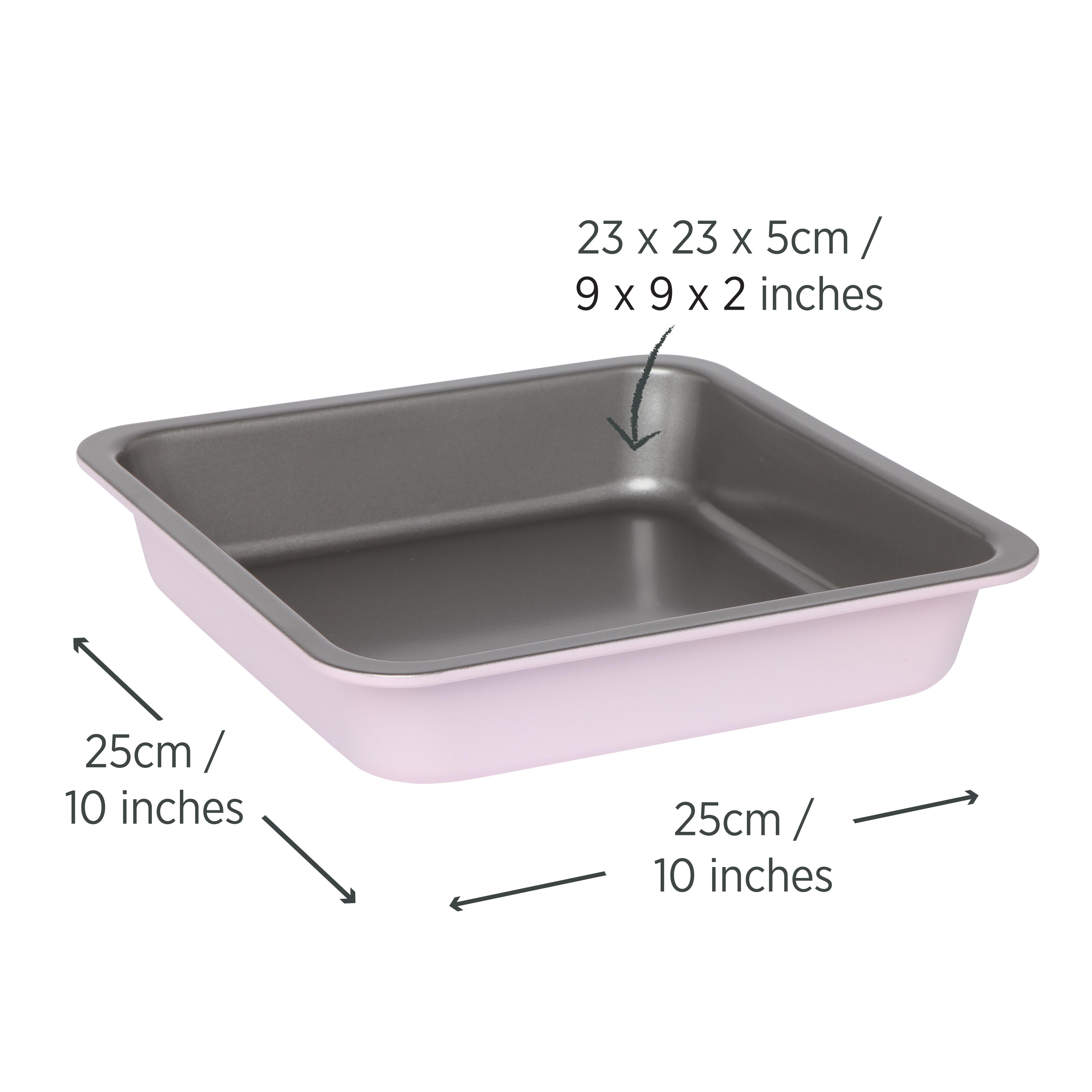 Two Tone Square Cake Pan 23cm