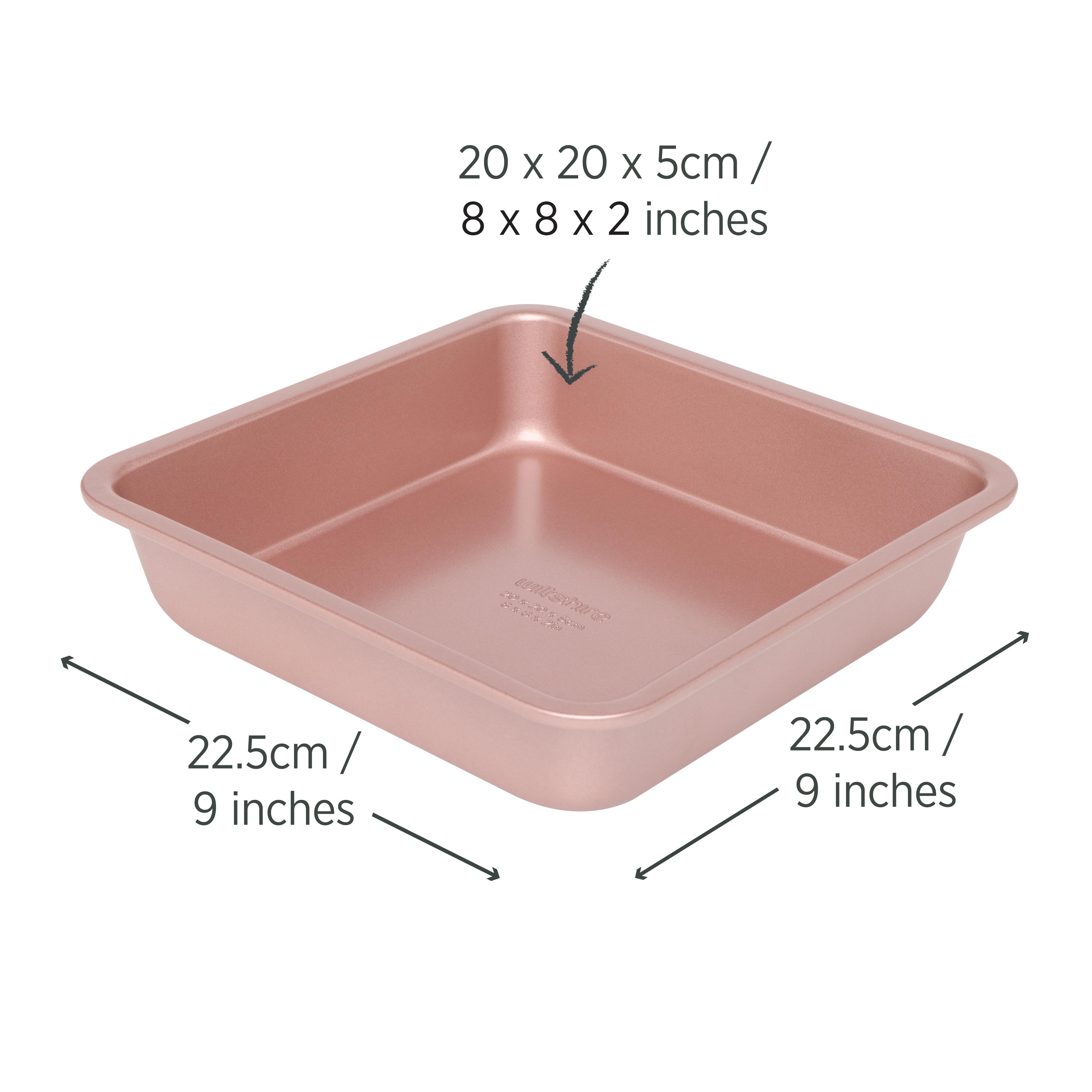 Rose Gold Square Cake Pan 20cm