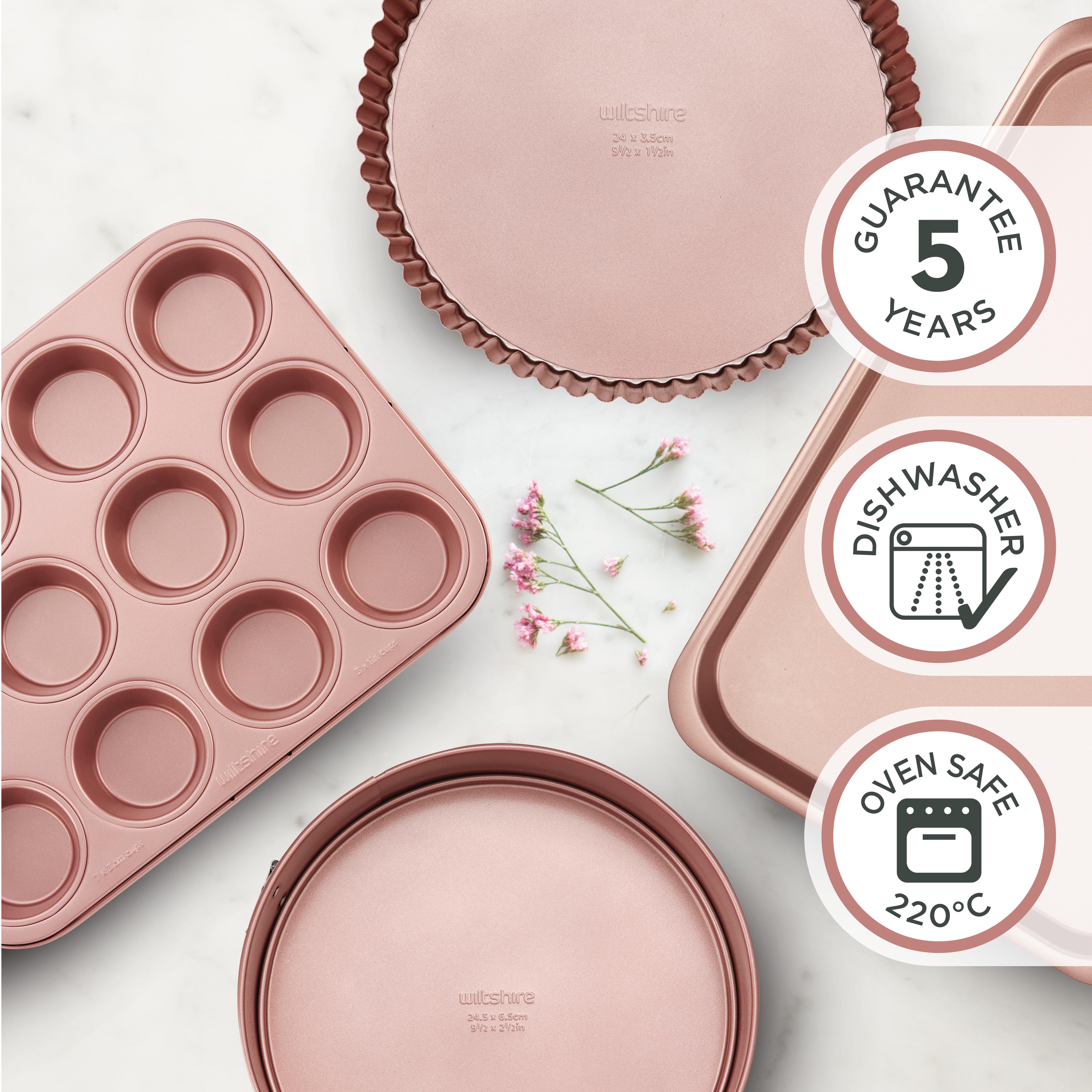 Rose Gold Muffin Pan 12 Cup