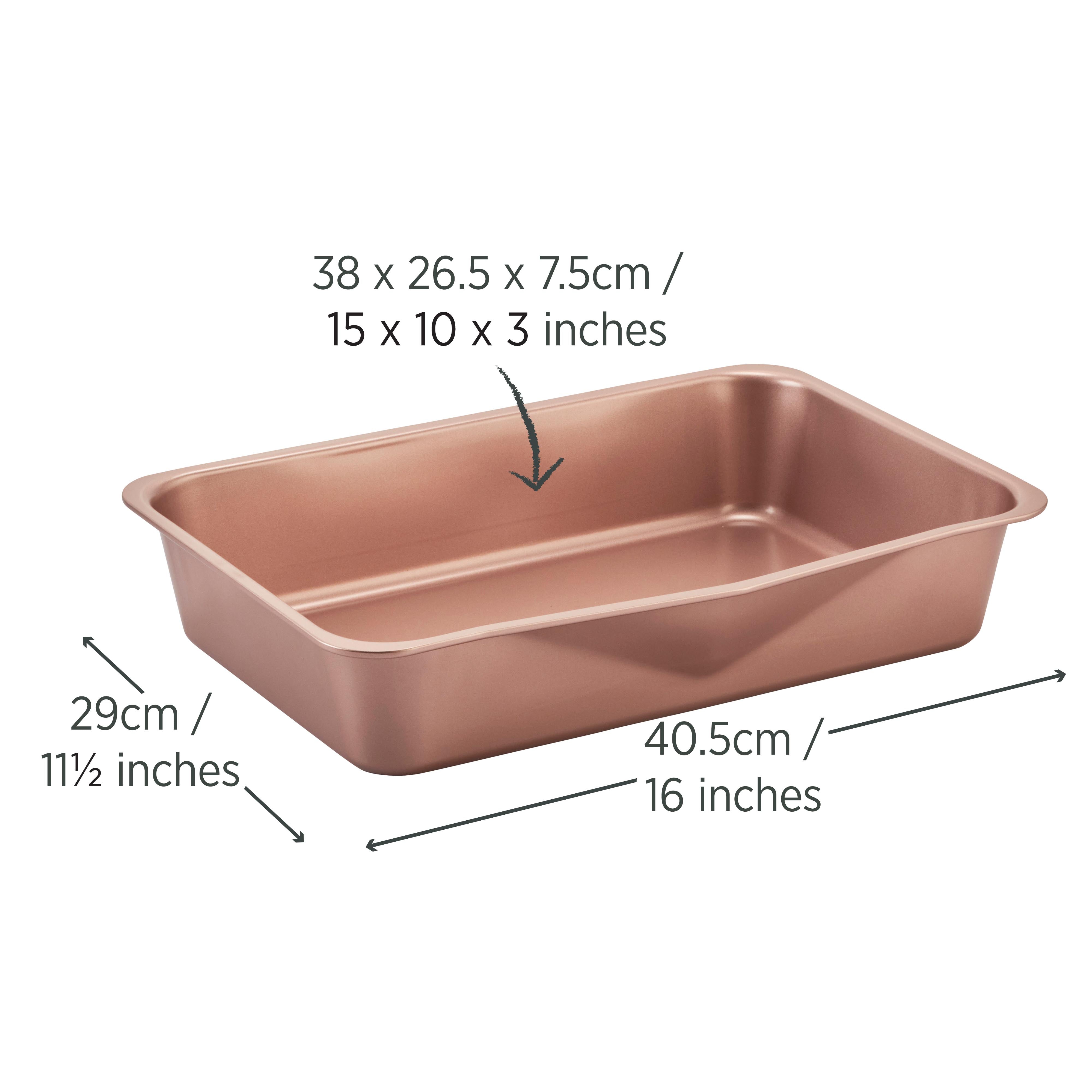 Rose Gold Smart Stack Roast Pan