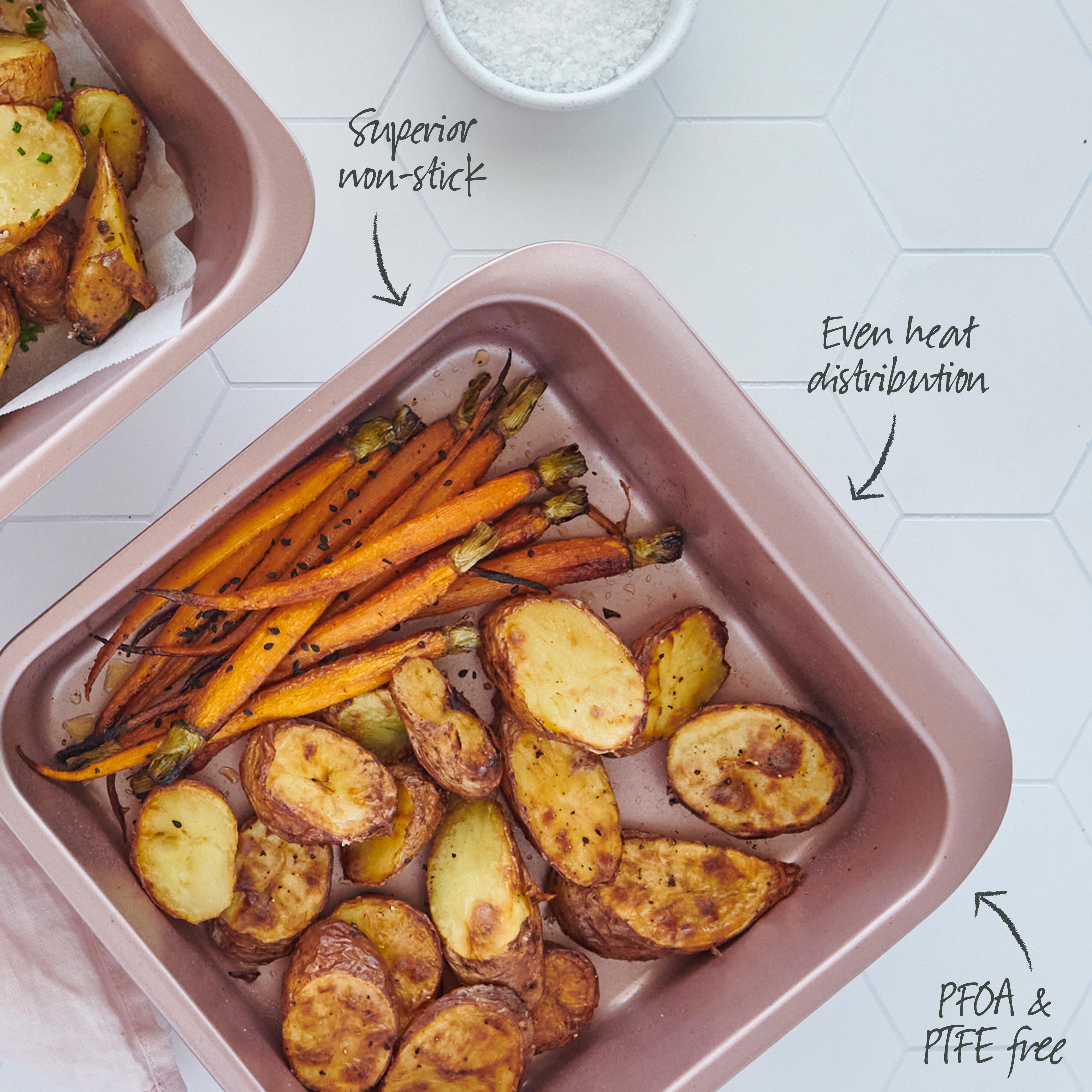 Rose Gold Smart Stack Square Cake Pan