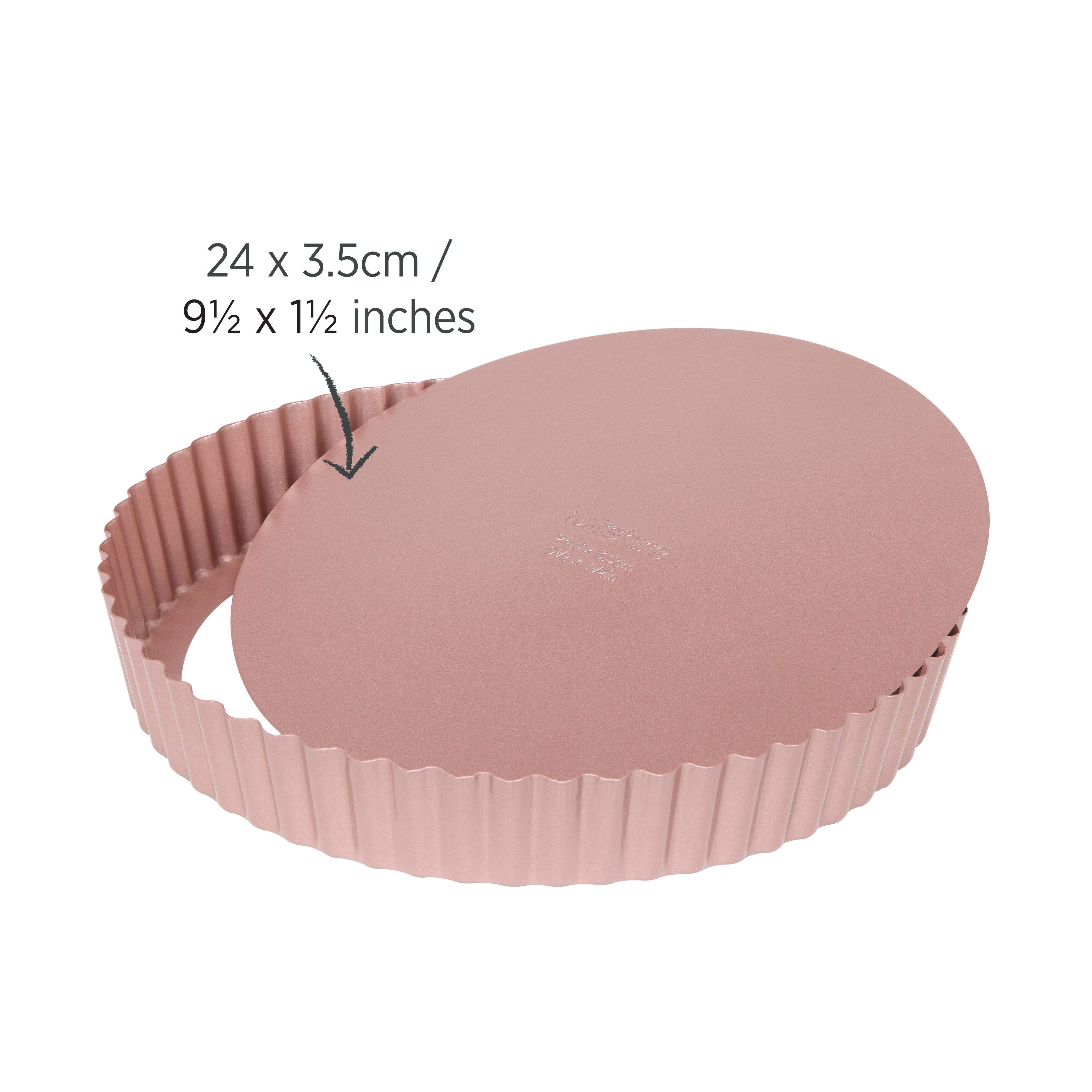 Rose Gold Quiche & Tart Pan 24cm