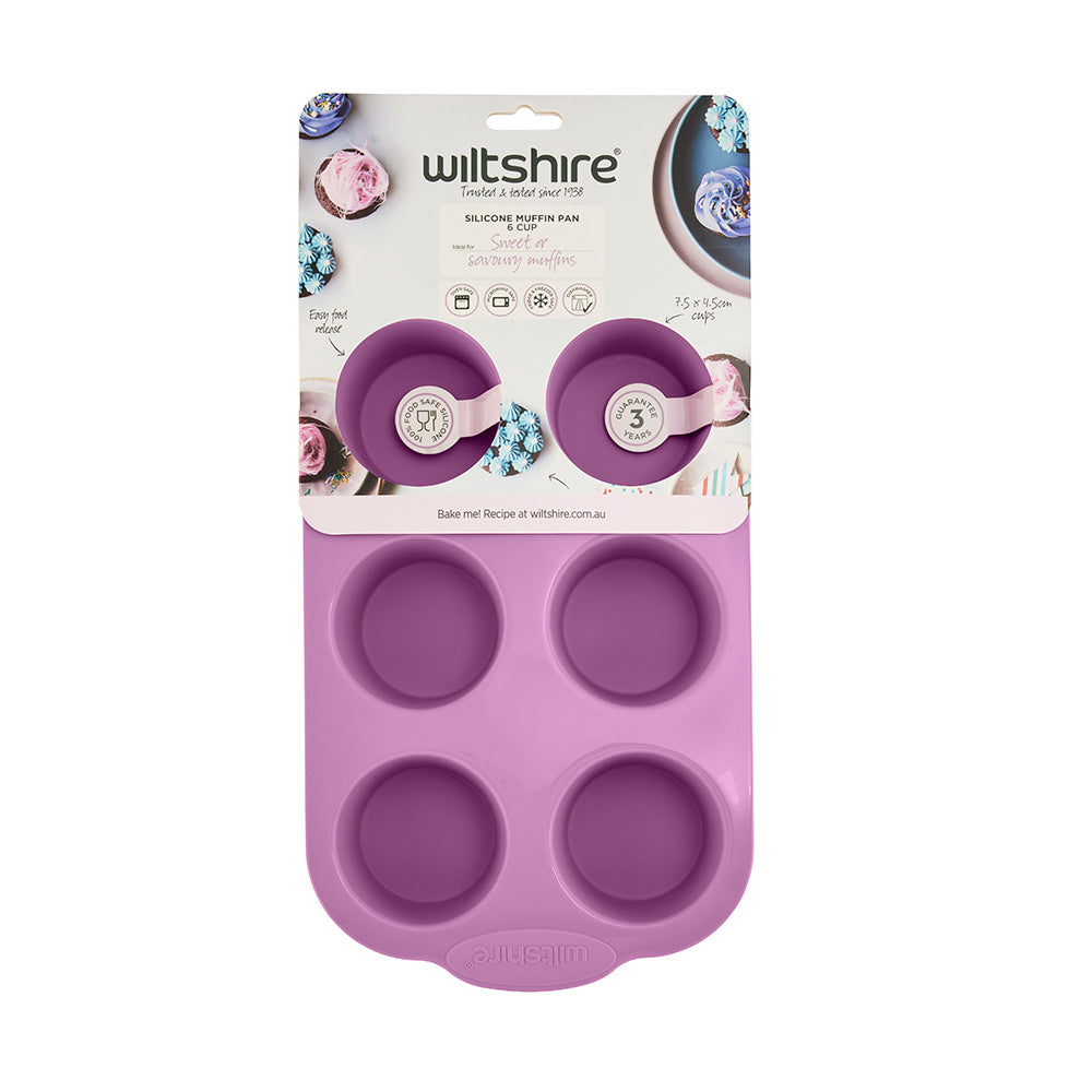Silicone Muffin Pan 6 Cup