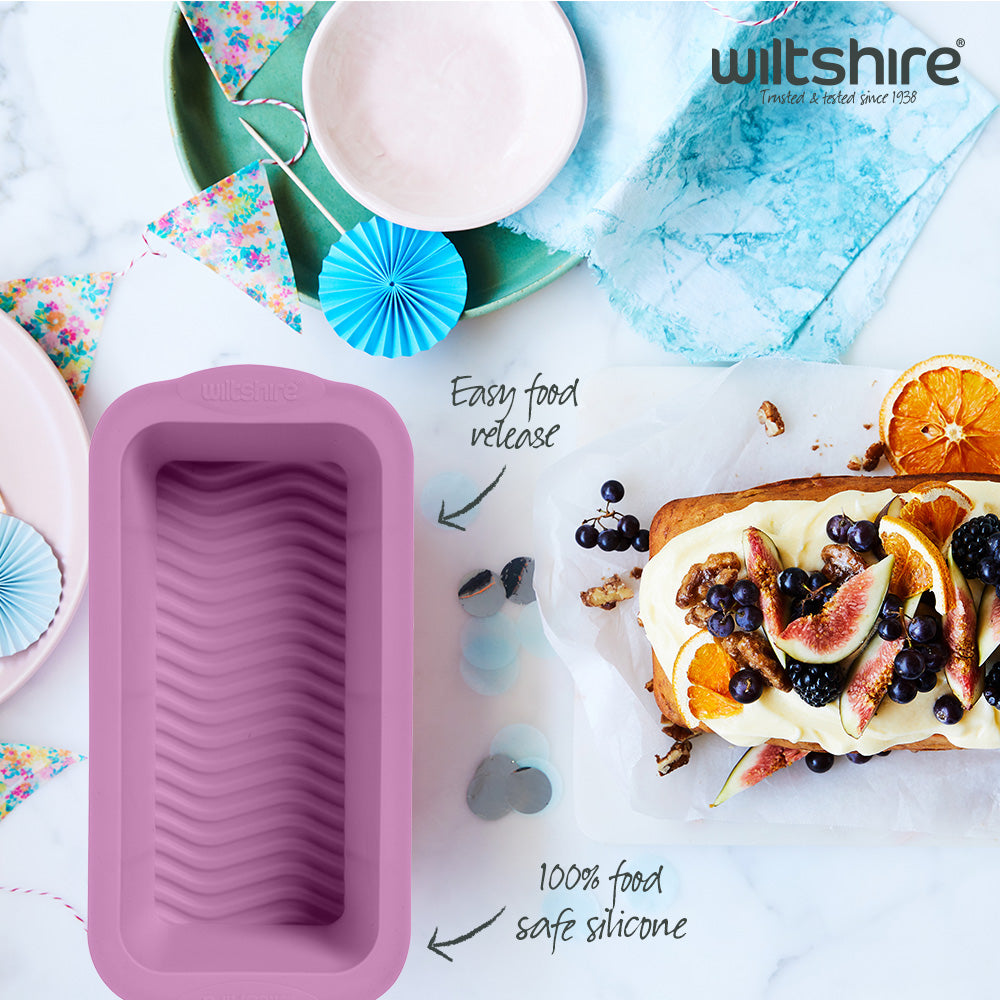 Silicone Loaf Pan 21cm Purple