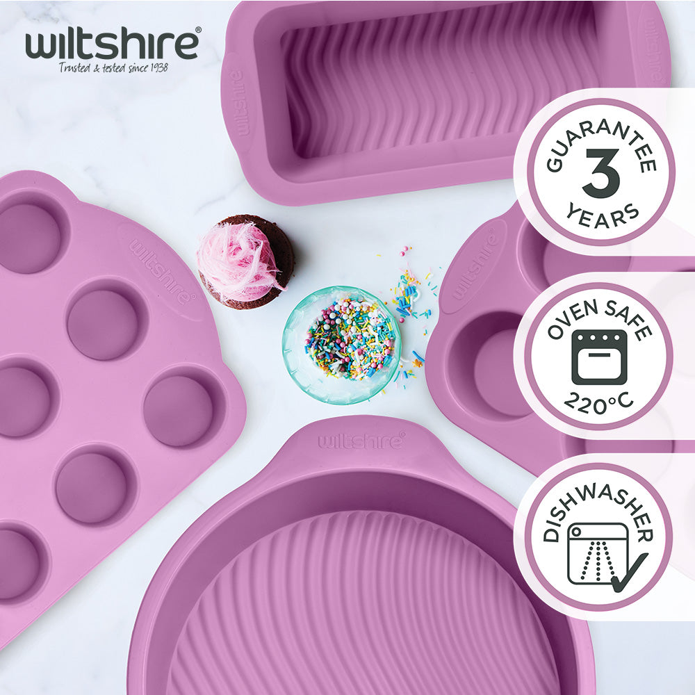 Silicone Loaf Pan 21cm Purple