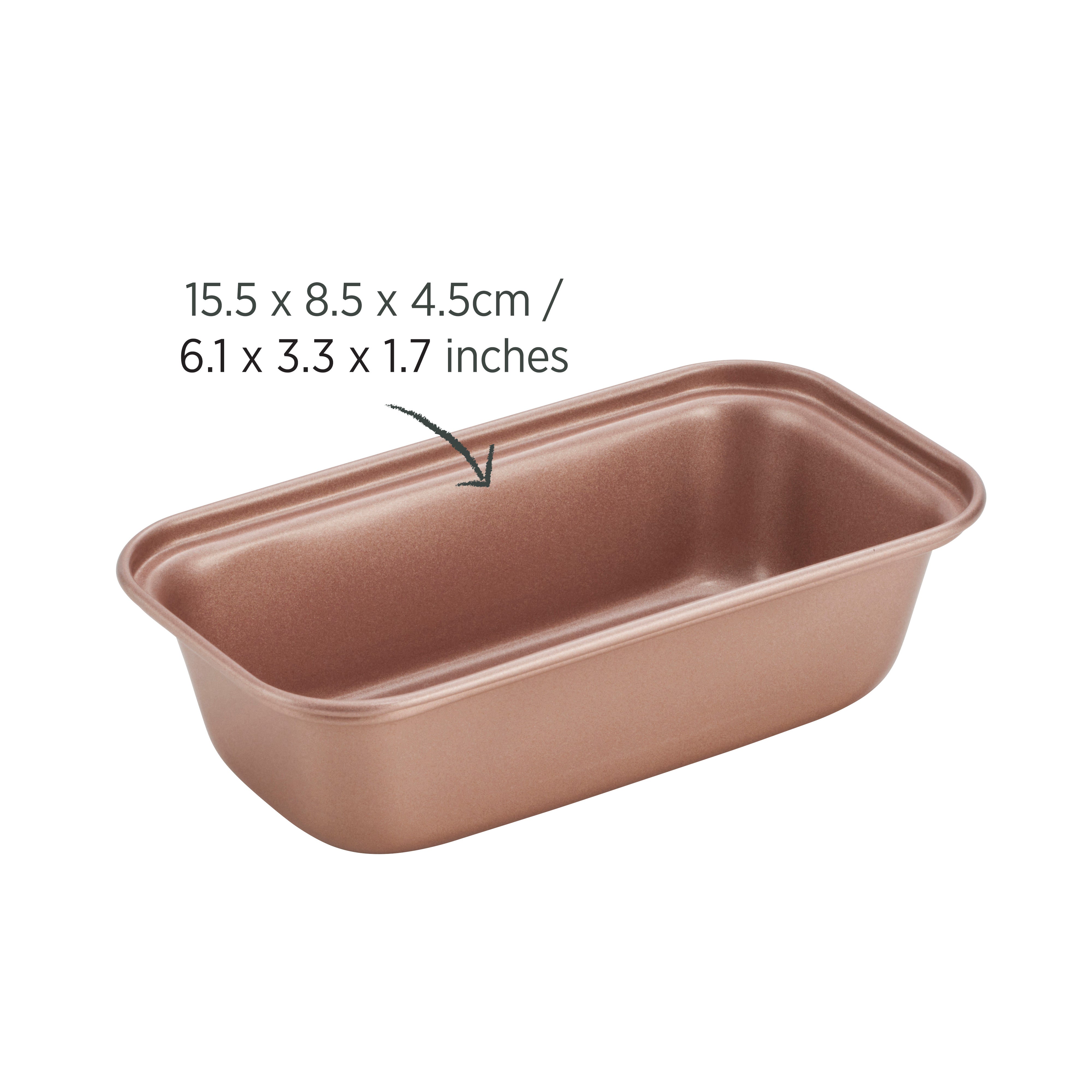 Rose Gold Mini Loaf Pan 15.5cm - Airfryer or Oven