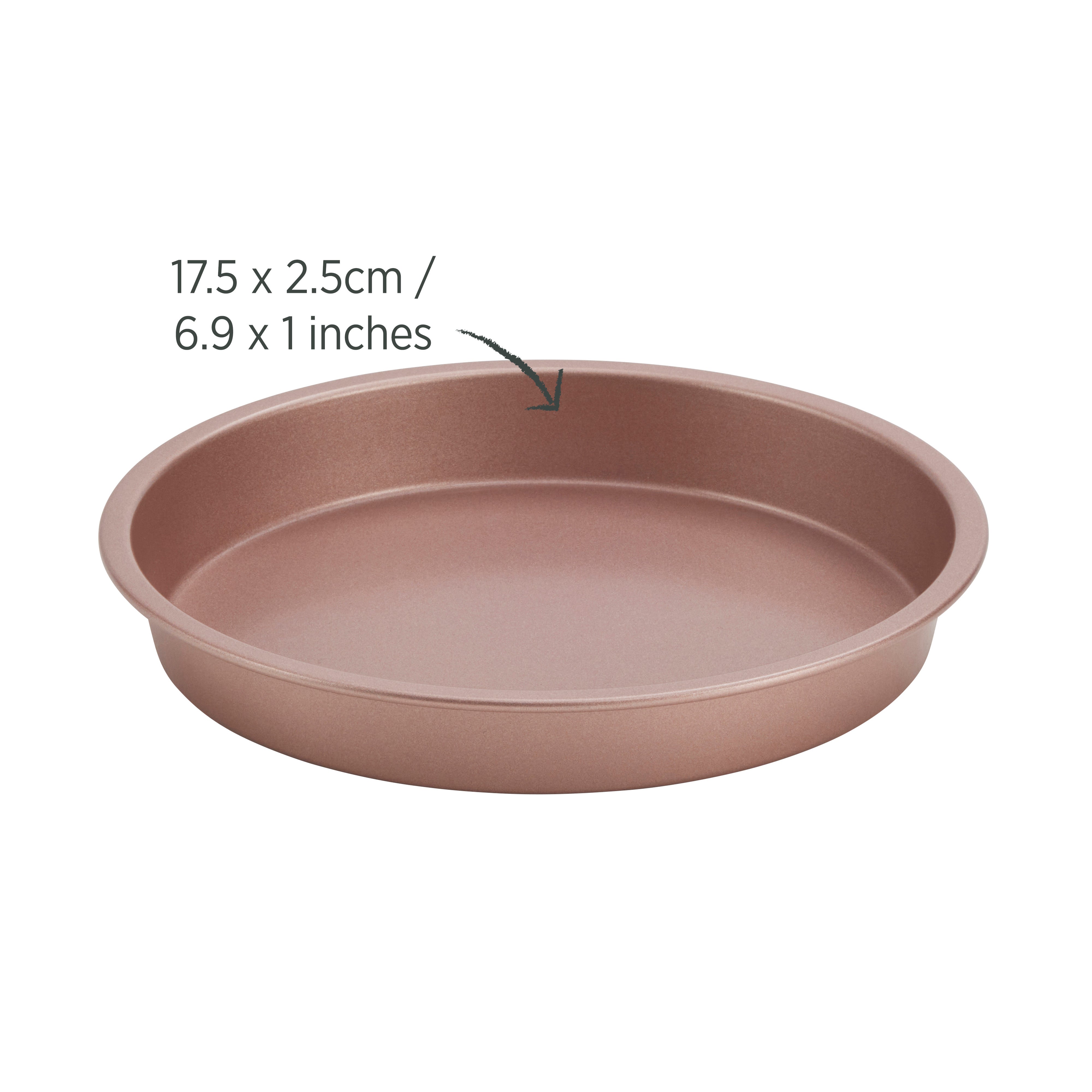 Rose Gold Mini Pizza Pan 17.5cm - Airfryer or Oven