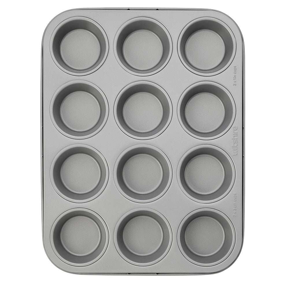 Two Tone Muffin Pan 12 Cup Purple