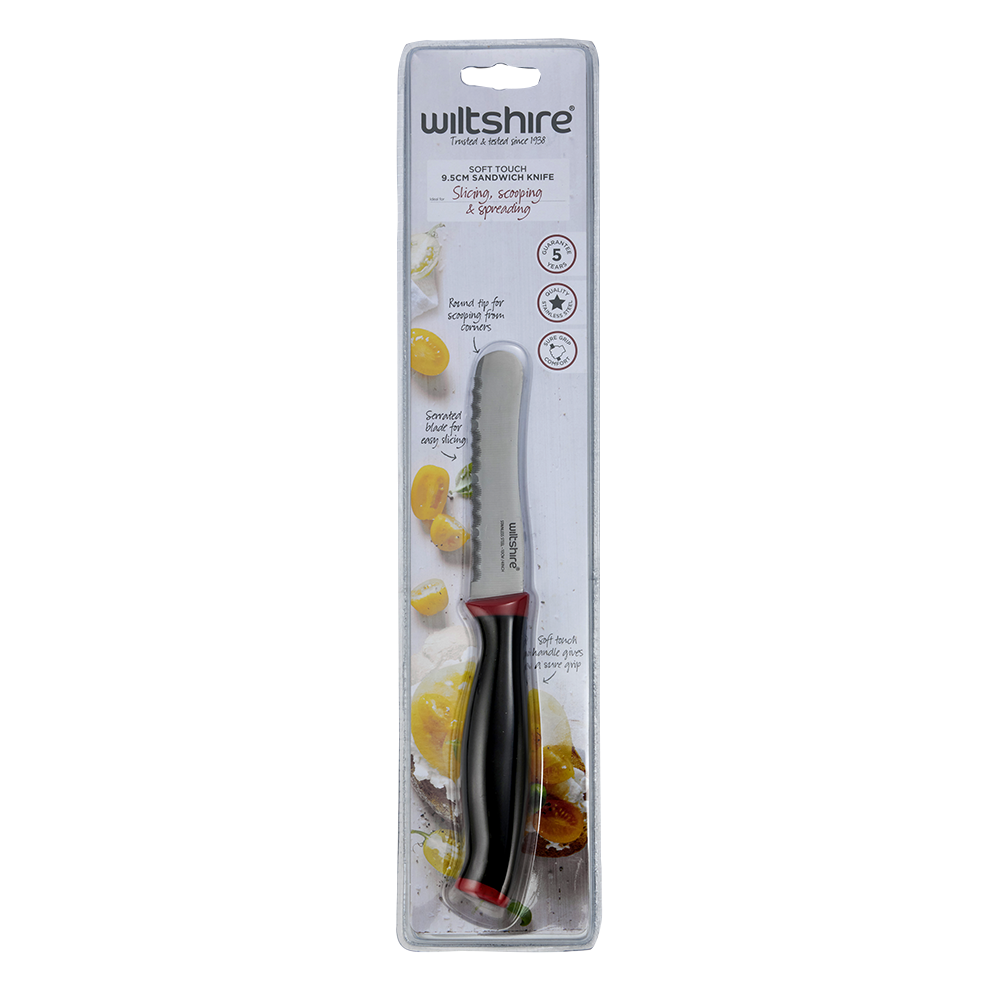 Soft Touch Sandwich Knife 9.5cm