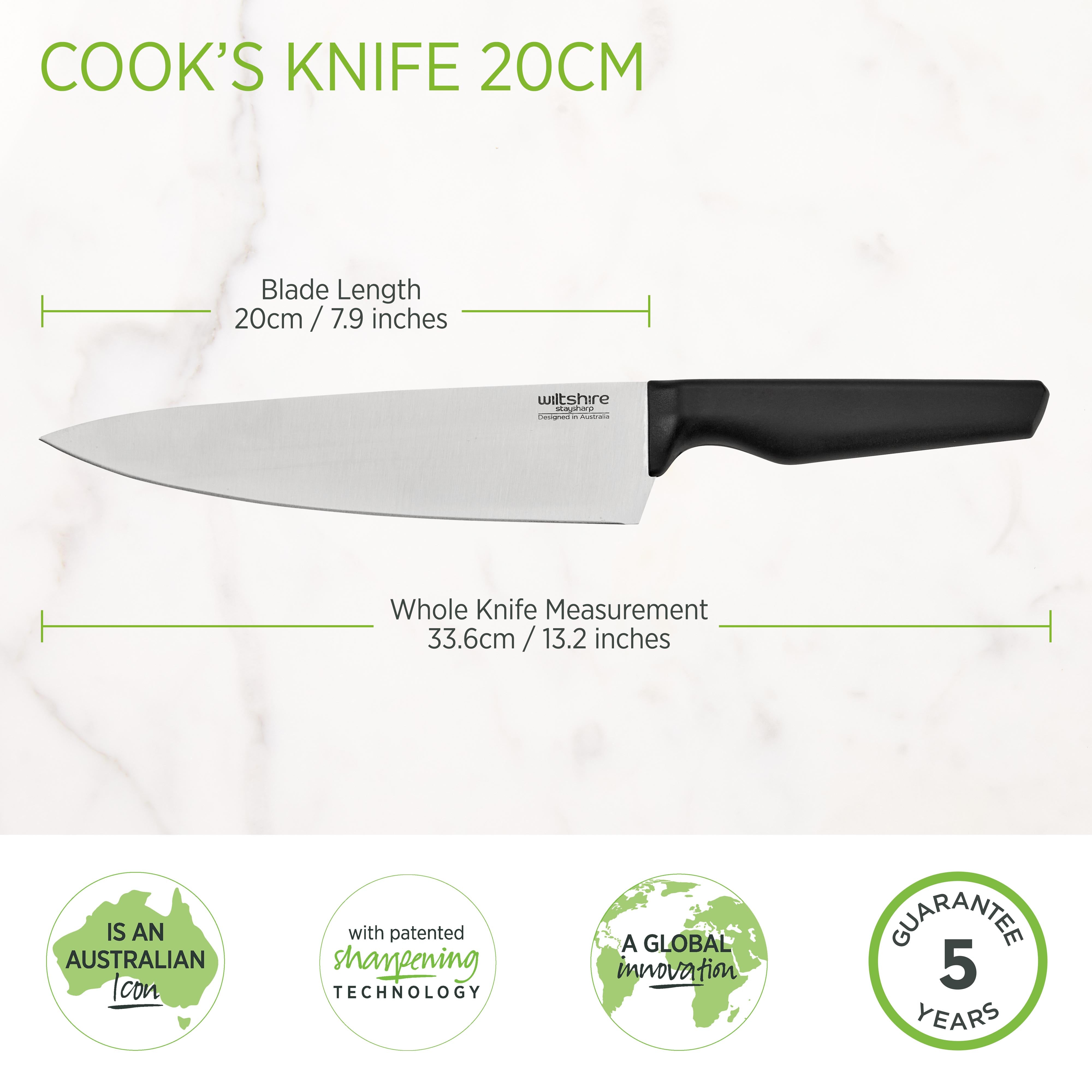 Staysharp Cook's Knife 20cm