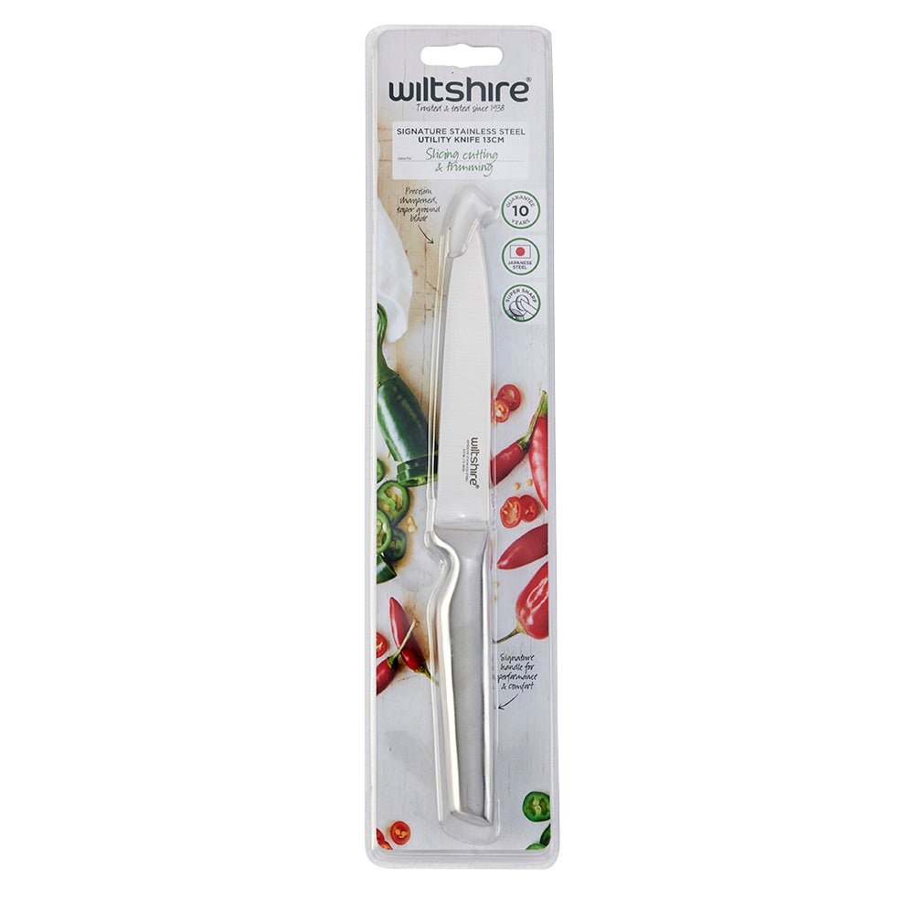 Signature Stainless Steel Utility Knife 13cm