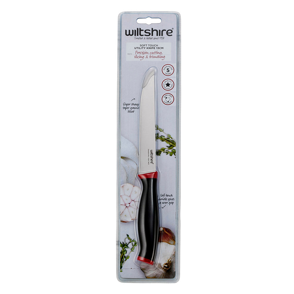 Soft Touch Utility Knife 13cm