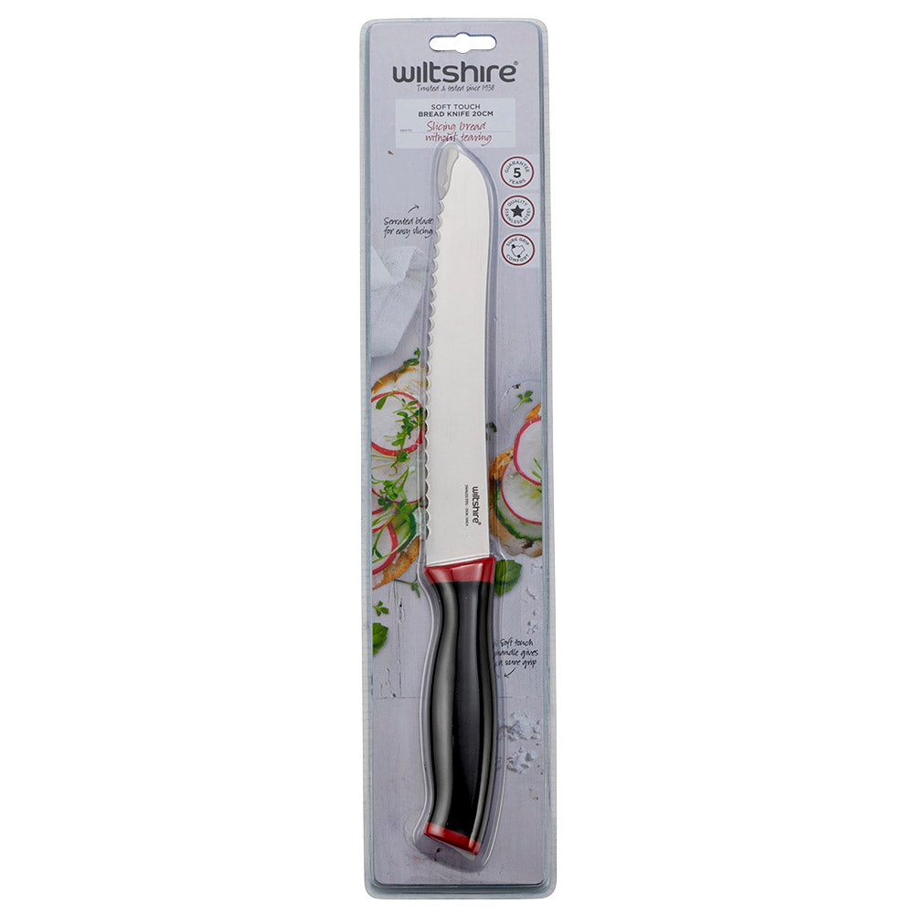 Soft Touch Bread Knife 20cm