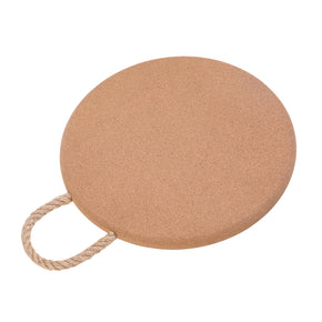 Wiltshire Deluxe Cork Trivet with Rope Handle Round 25 x 2cm