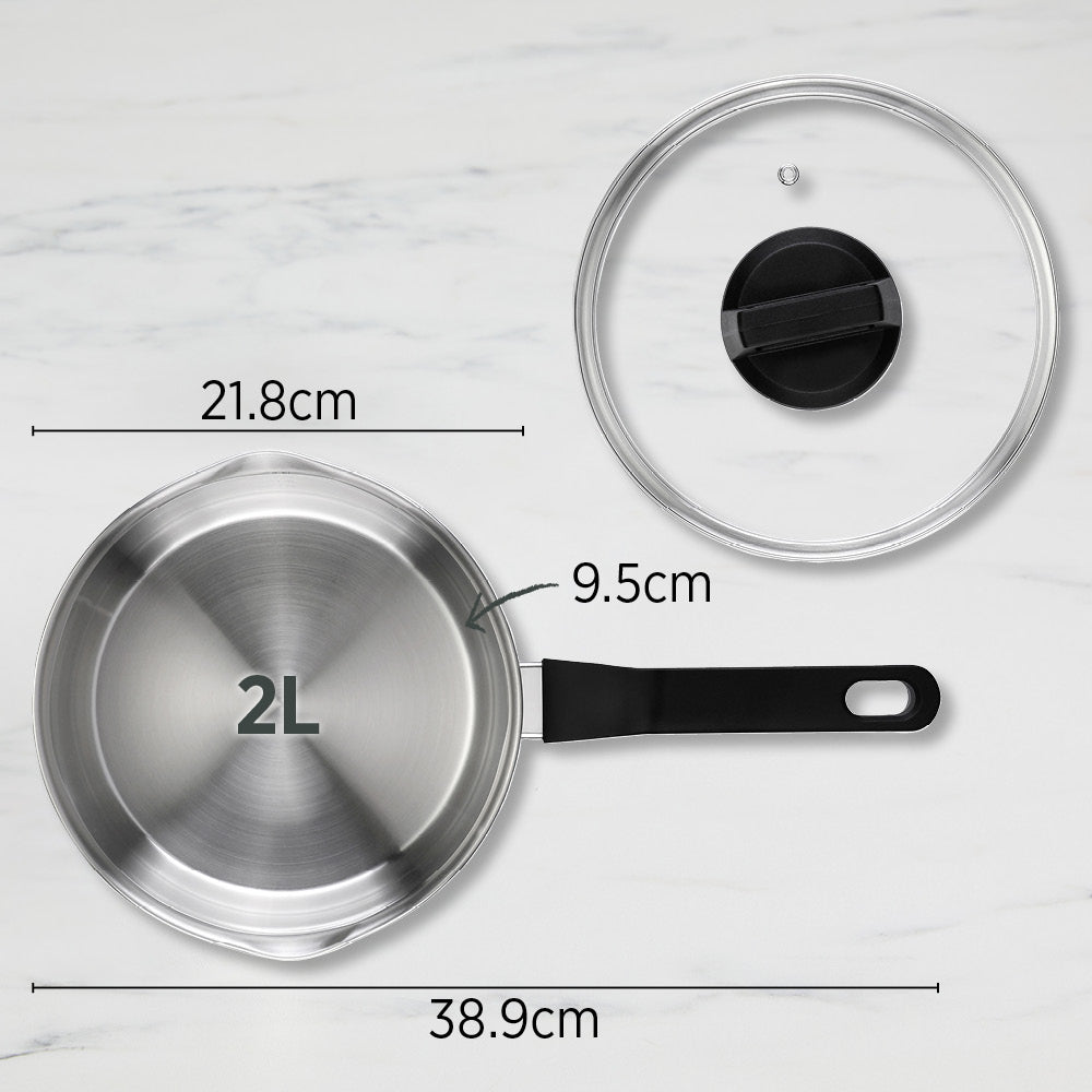 Timeless Saucepan 20cm with Glass Lid