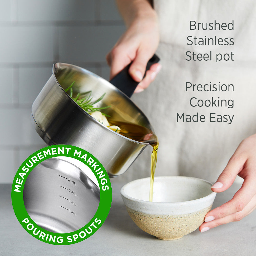 Timeless Saucepan 20cm with Glass Lid