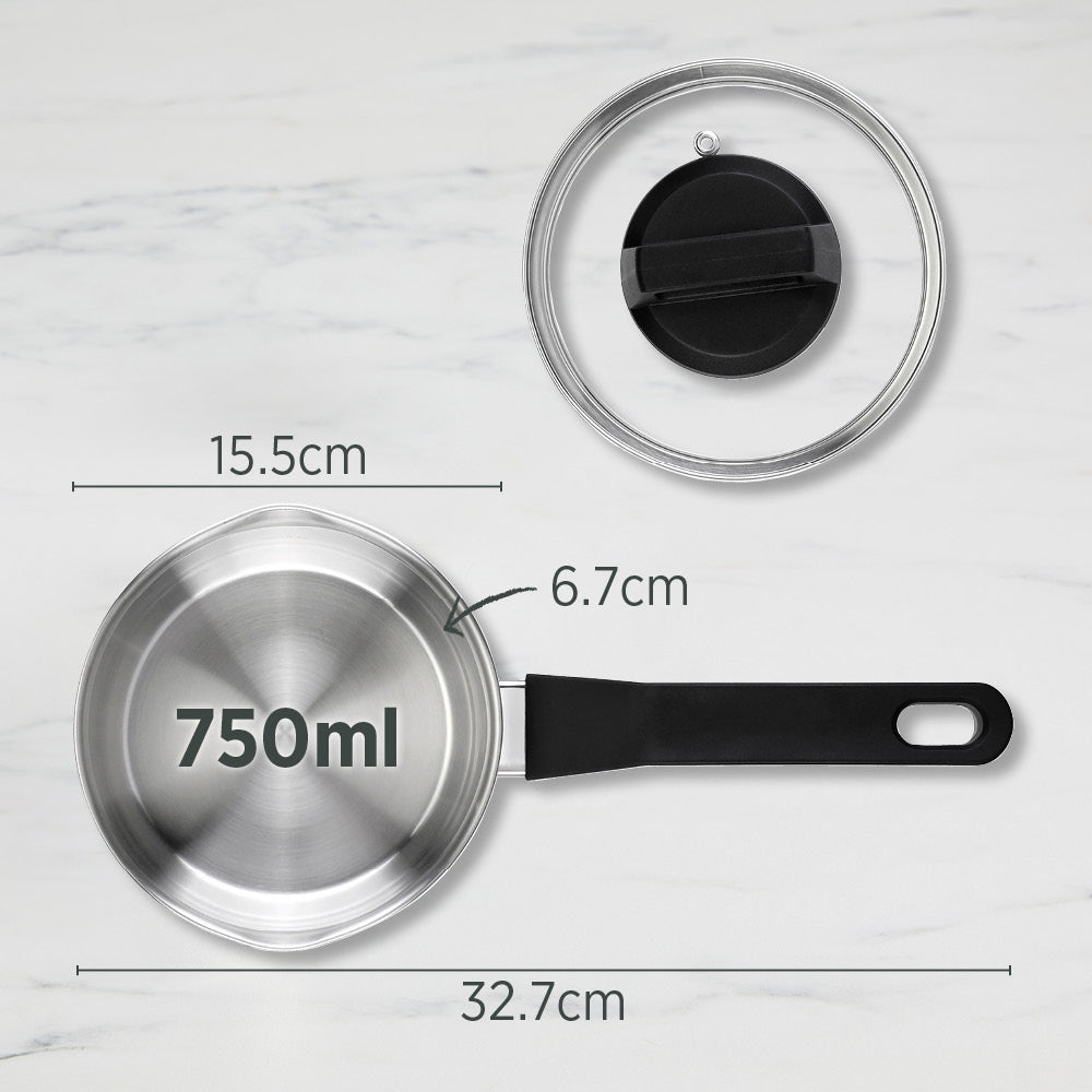 Timeless Saucepan 14cm with Glass Lid