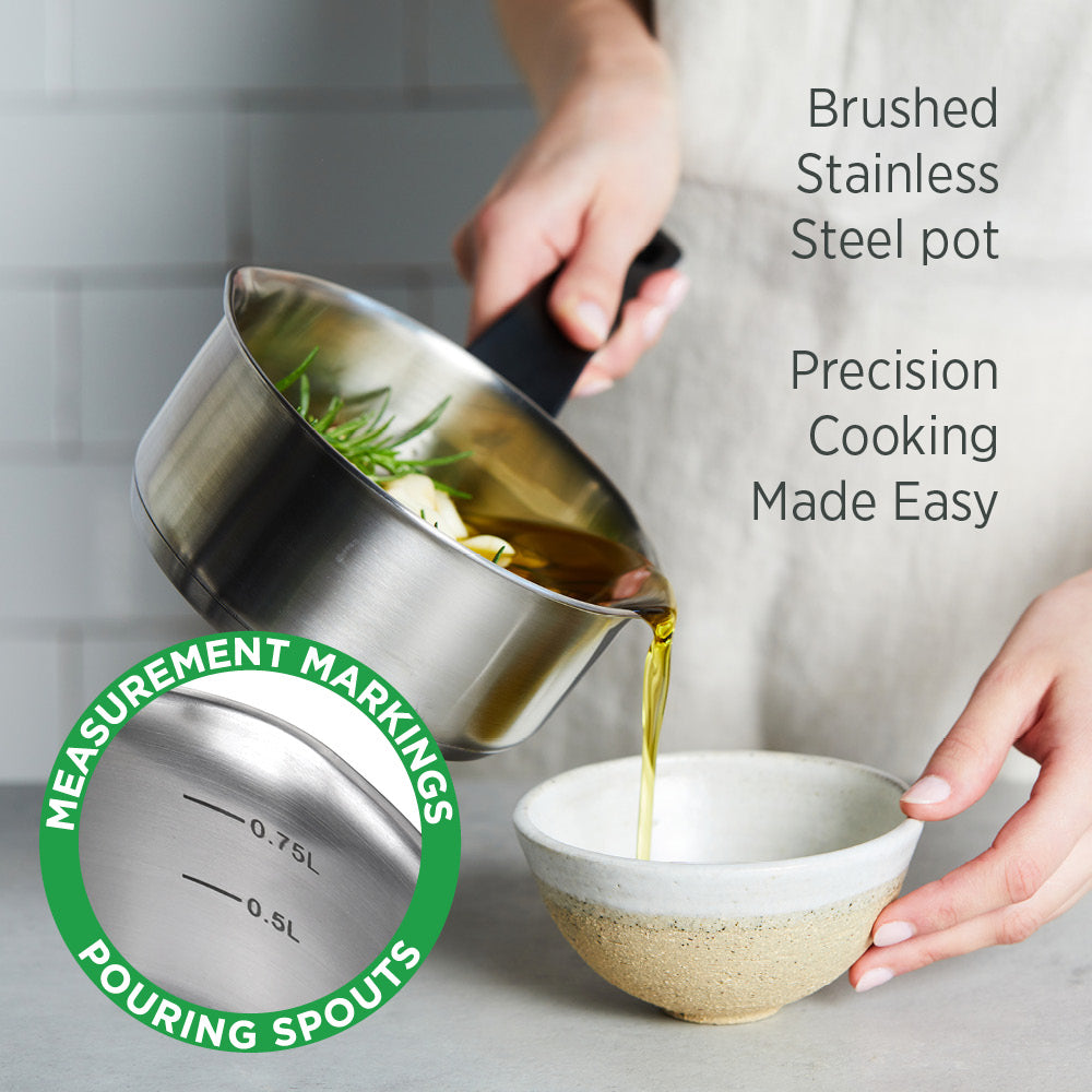 Timeless Saucepan 14cm with Glass Lid