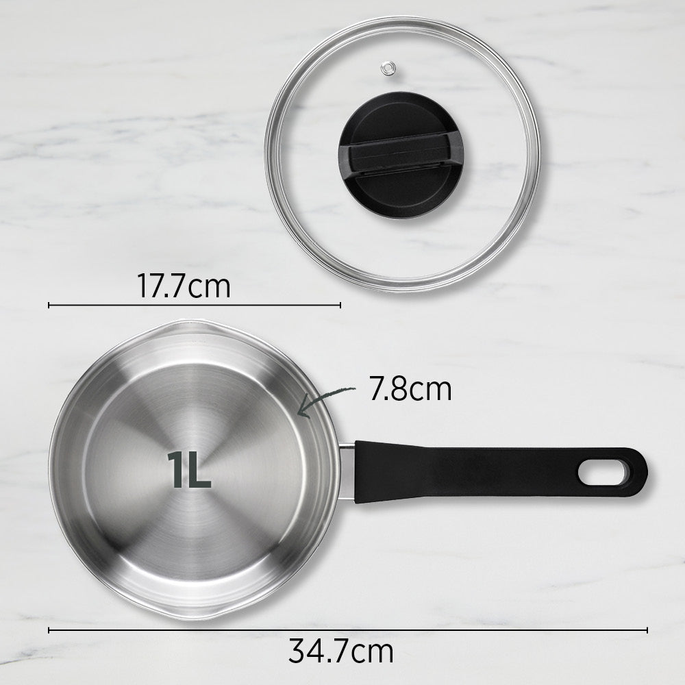 Timeless Saucepan 16cm with Glass Lid