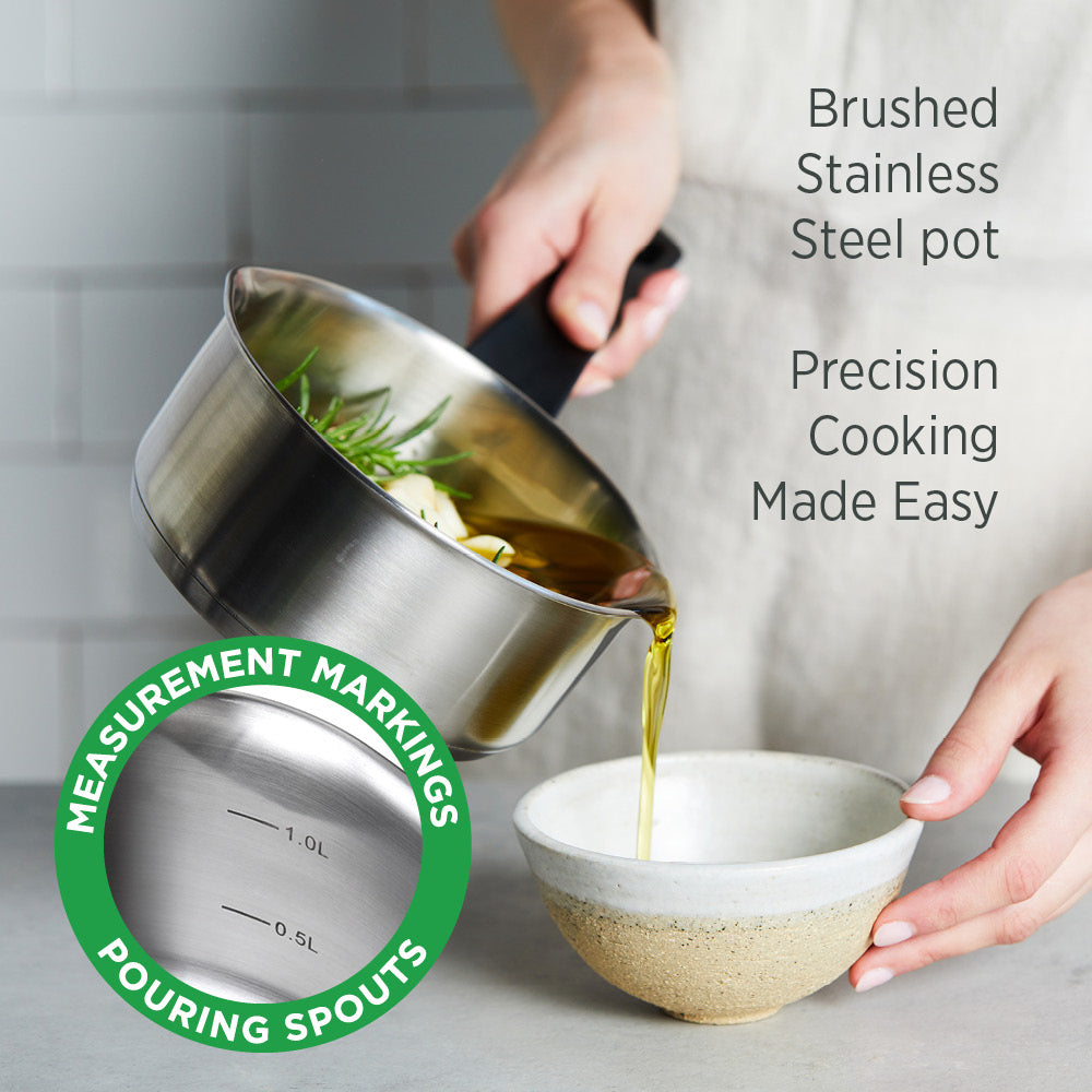 Timeless Saucepan 16cm with Glass Lid