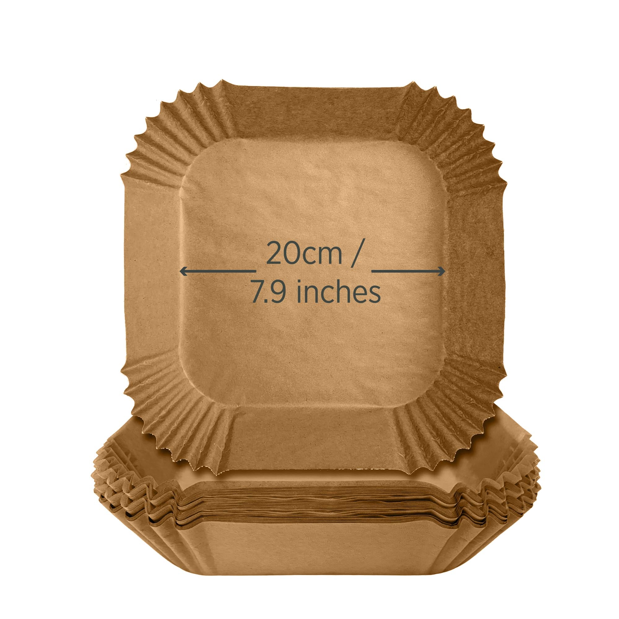 Air Fryer Liners 20cm Pack of 50 Square