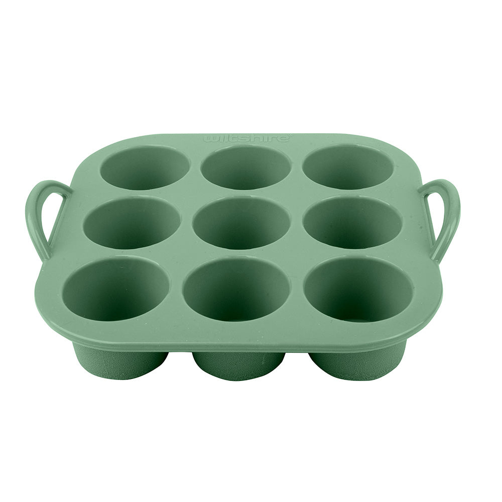 Silicone Air Fryer Mini Muffin Pan 9 Cup