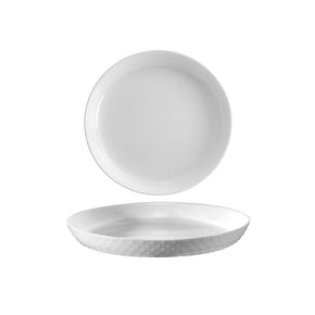 Diamond White Side Plate 19cm x 2.4cm