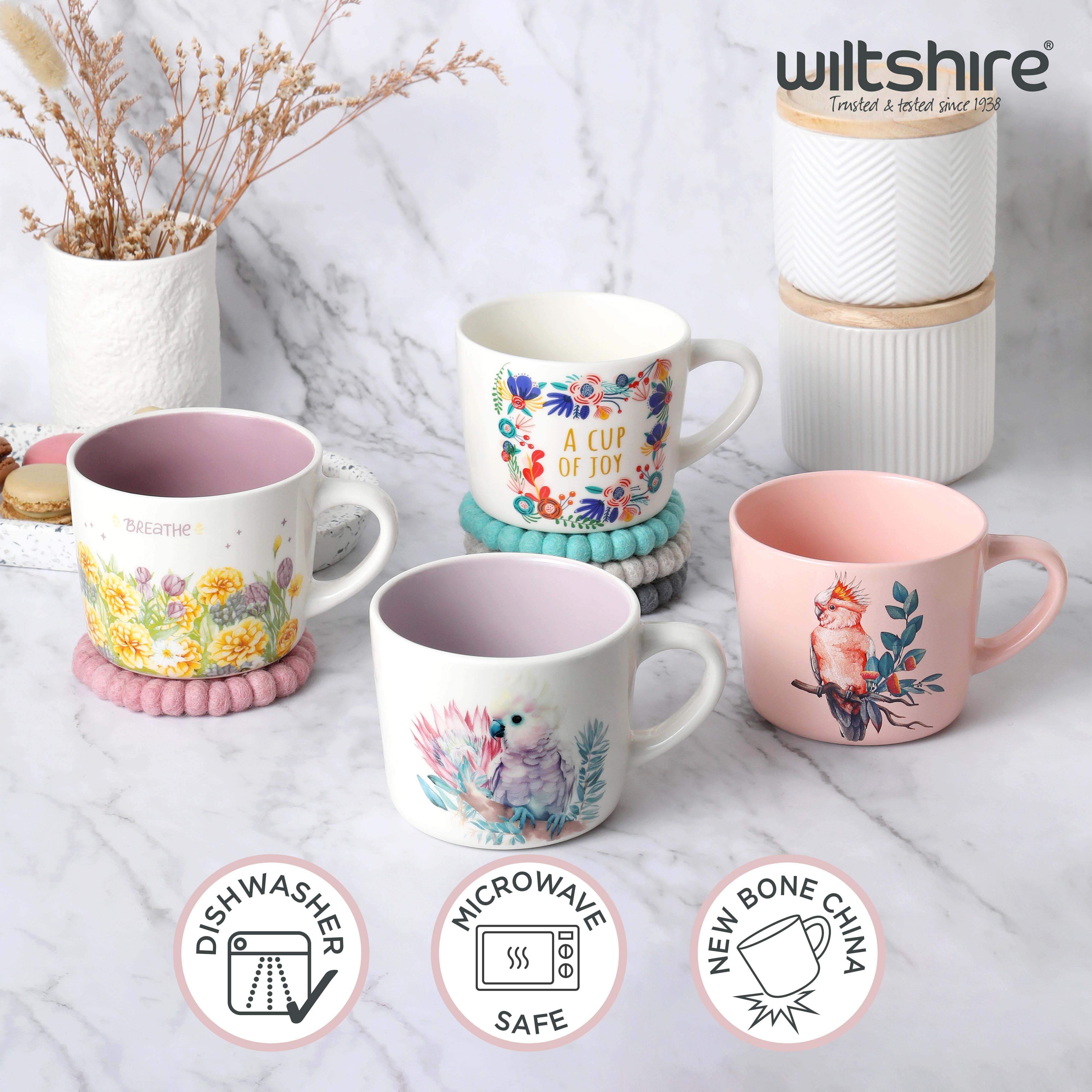 'Pink Cockatoo' Printed Mug 400ml