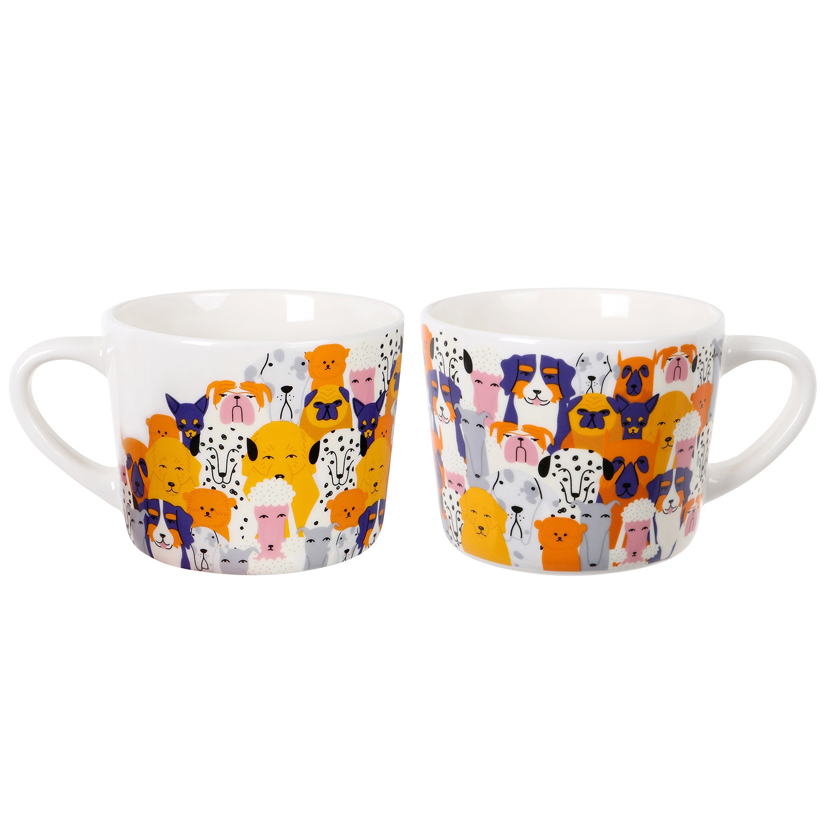'Dog Pack' Printed Mug 400ml
