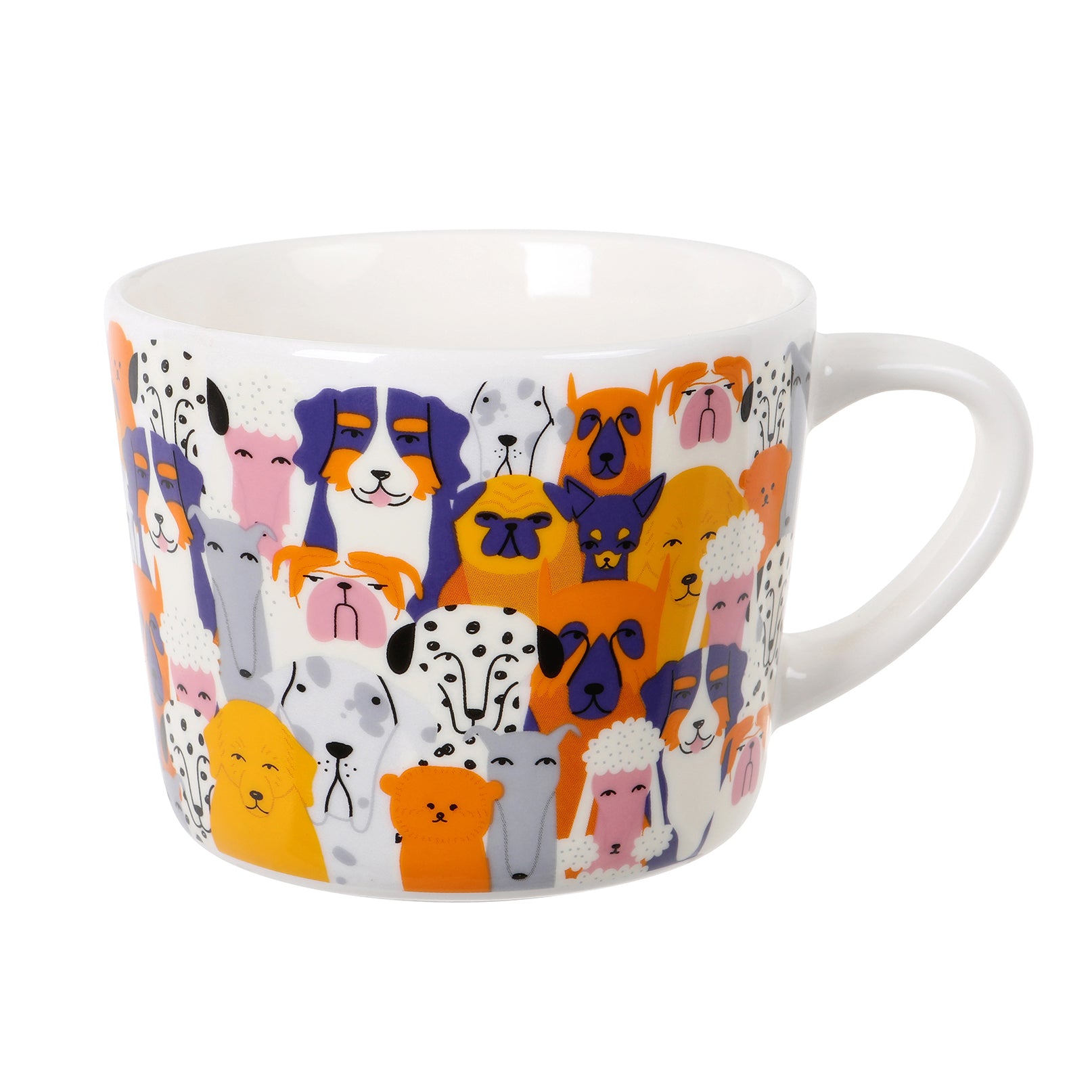 'Dog Pack' Printed Mug 400ml