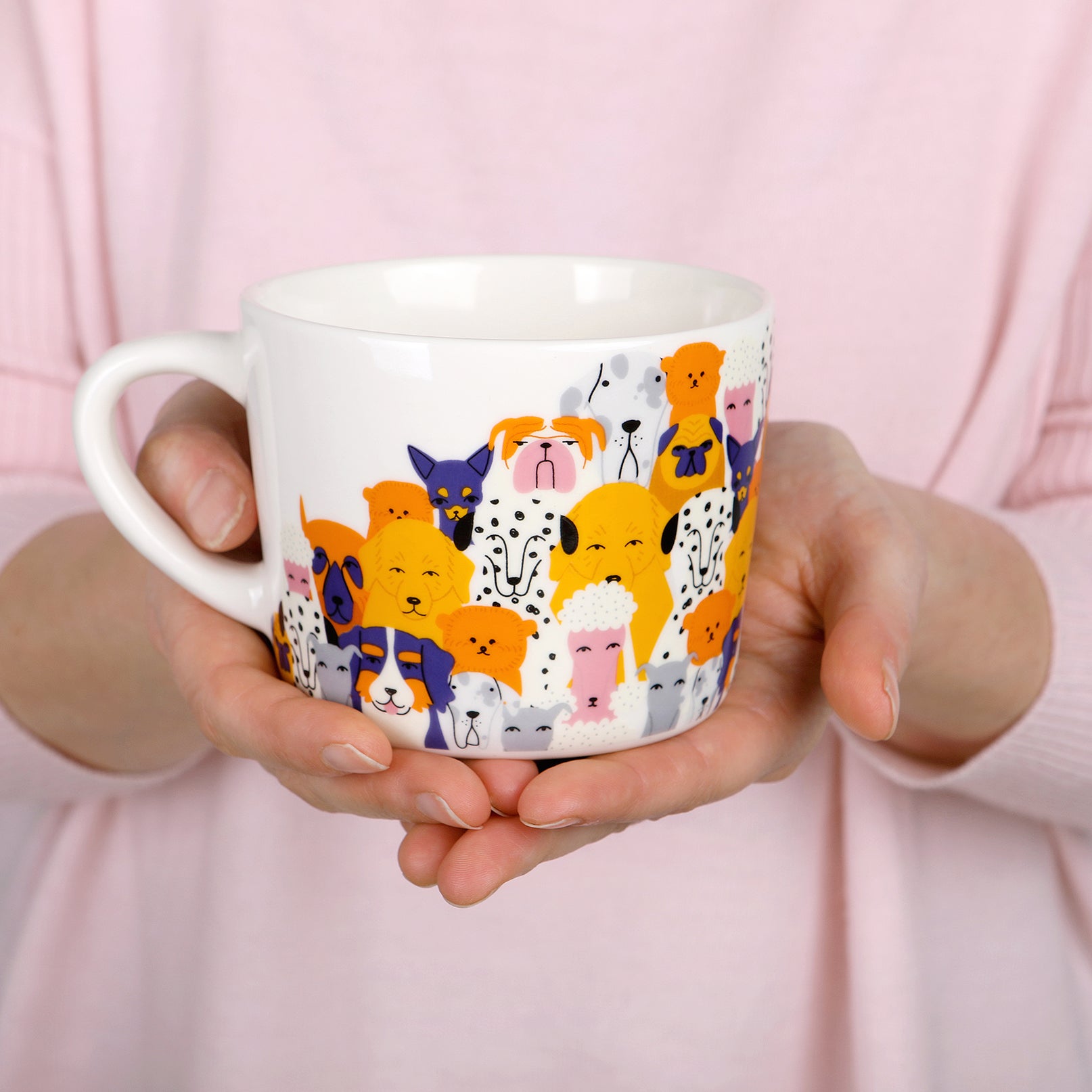 'Dog Pack' Printed Mug 400ml