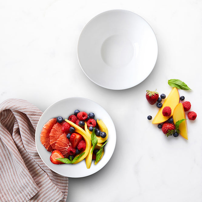White Coupe 12 Piece Dinner Set