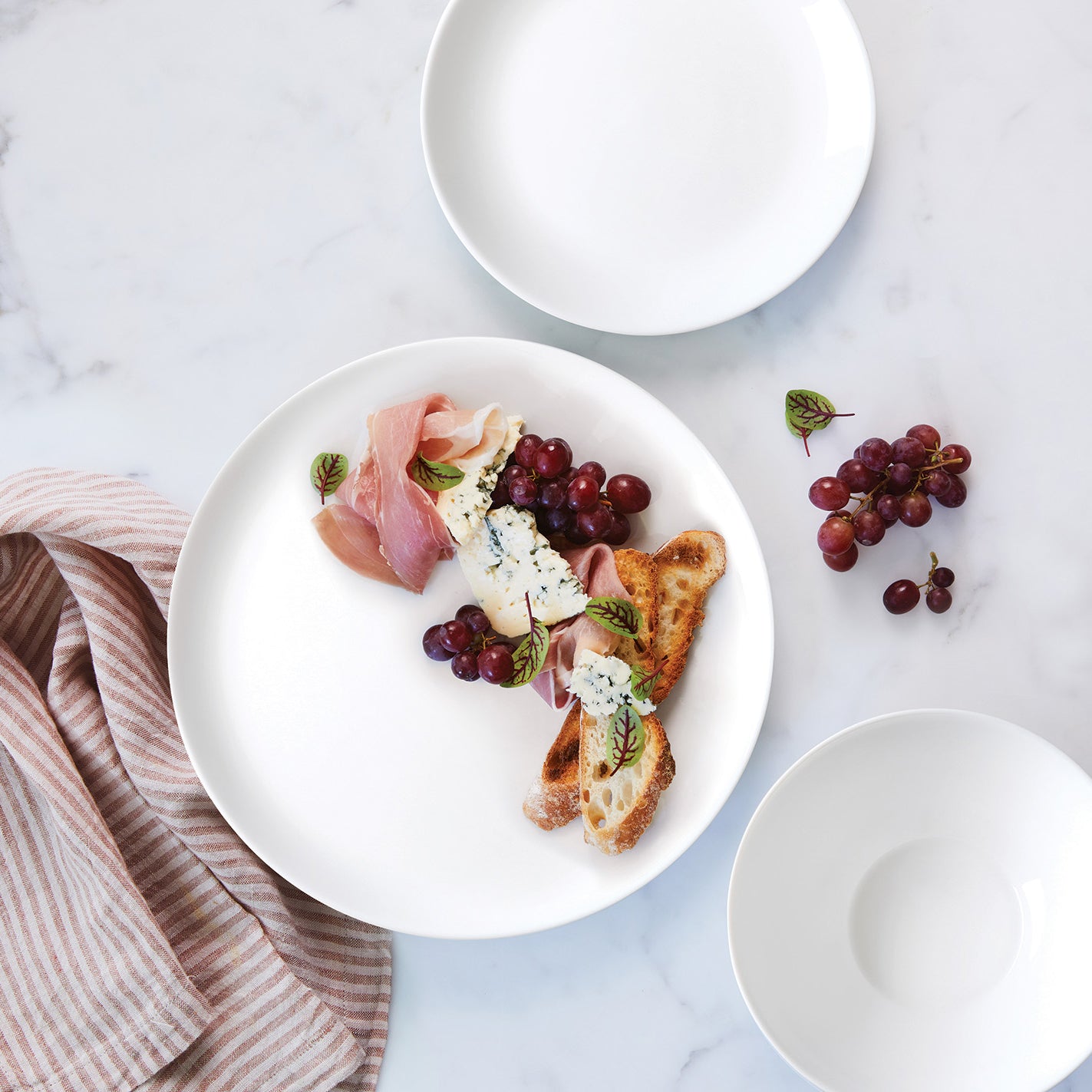 White Coupe 12 Piece Dinner Set