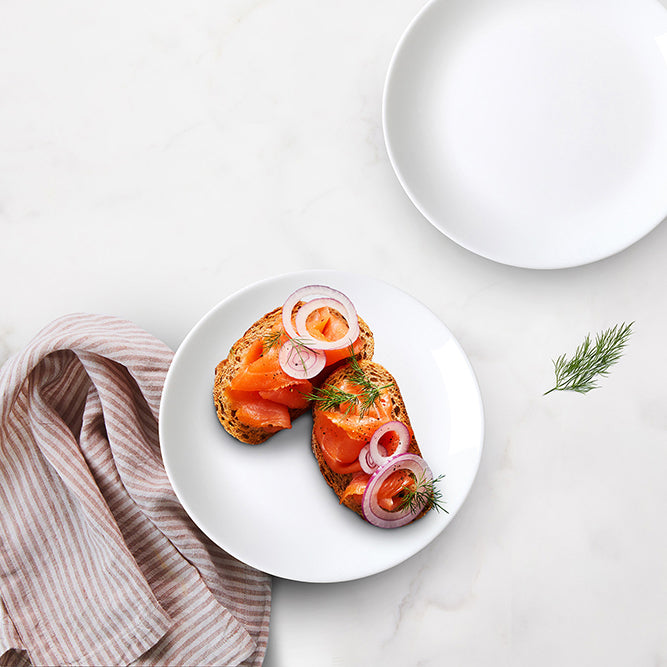 White Coupe 12 Piece Dinner Set