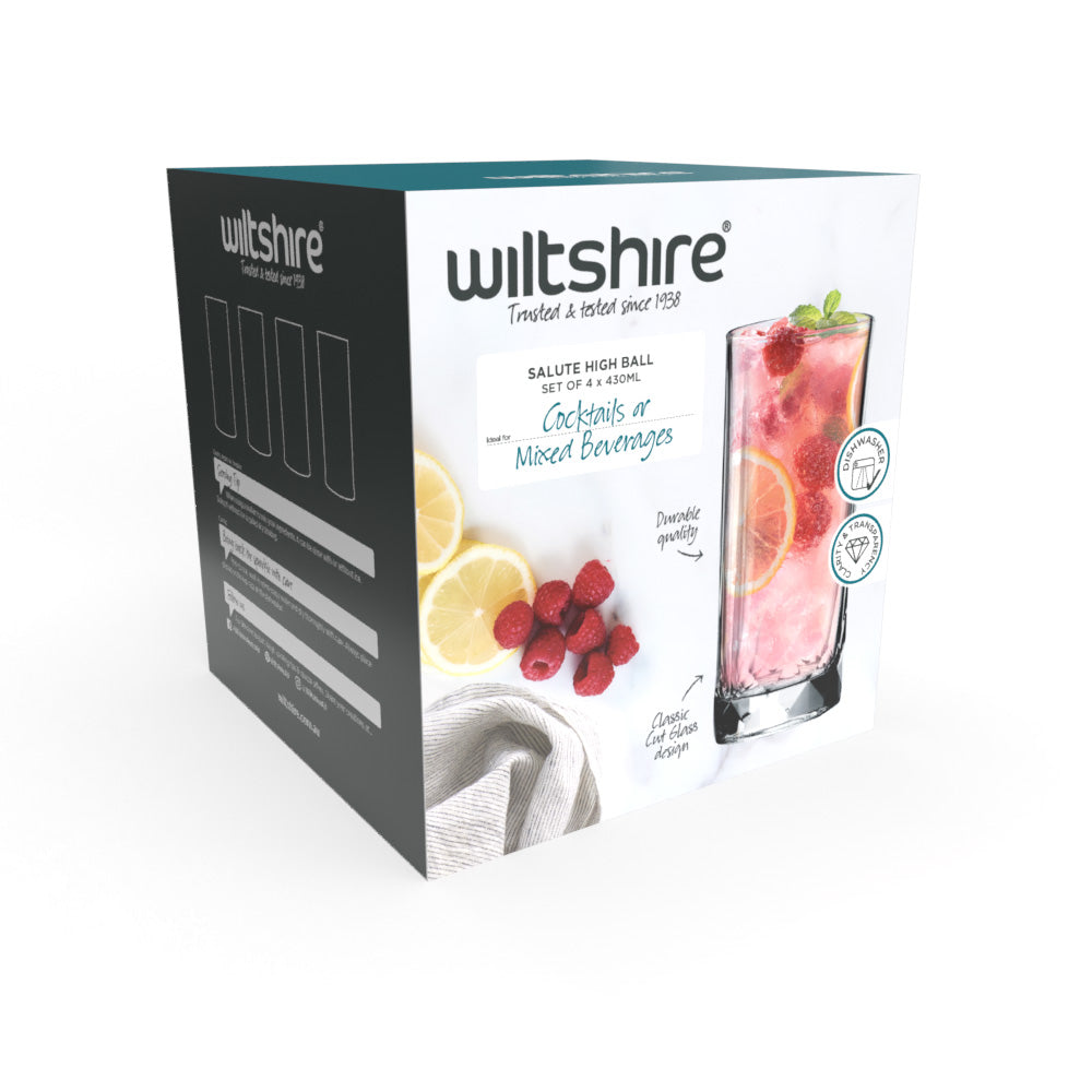 Salute High Ball 430ml Set of 4