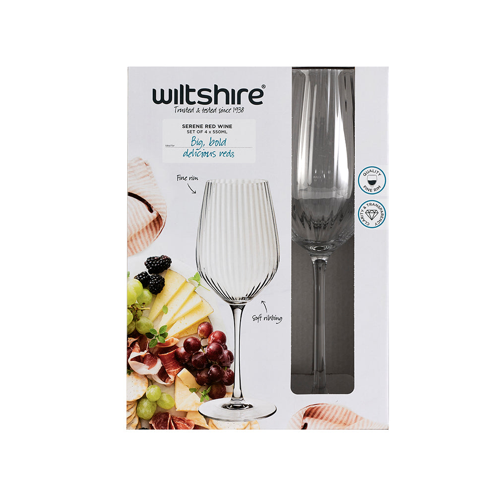 Serene Red Wine 550ml Set of 4