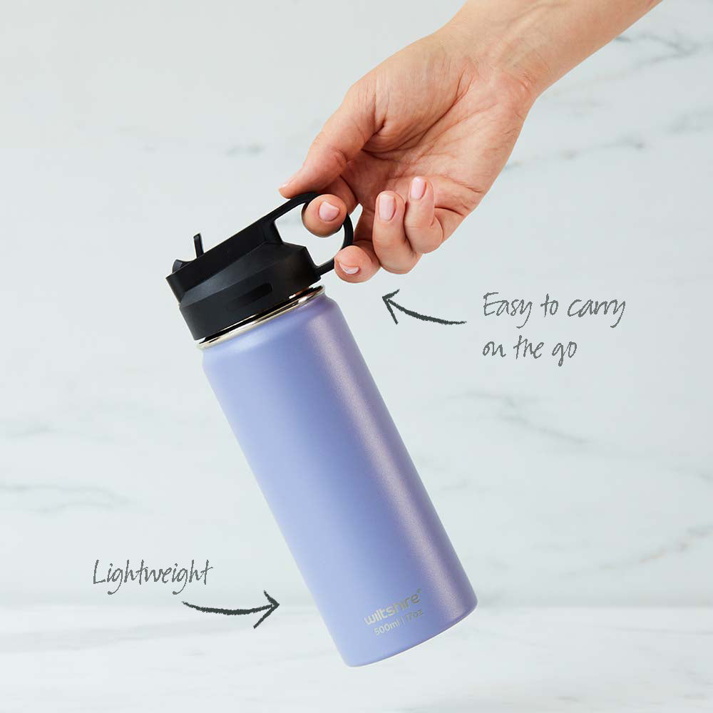 Insulated Stainless Steel Bottle Aqua 500ml/17oz