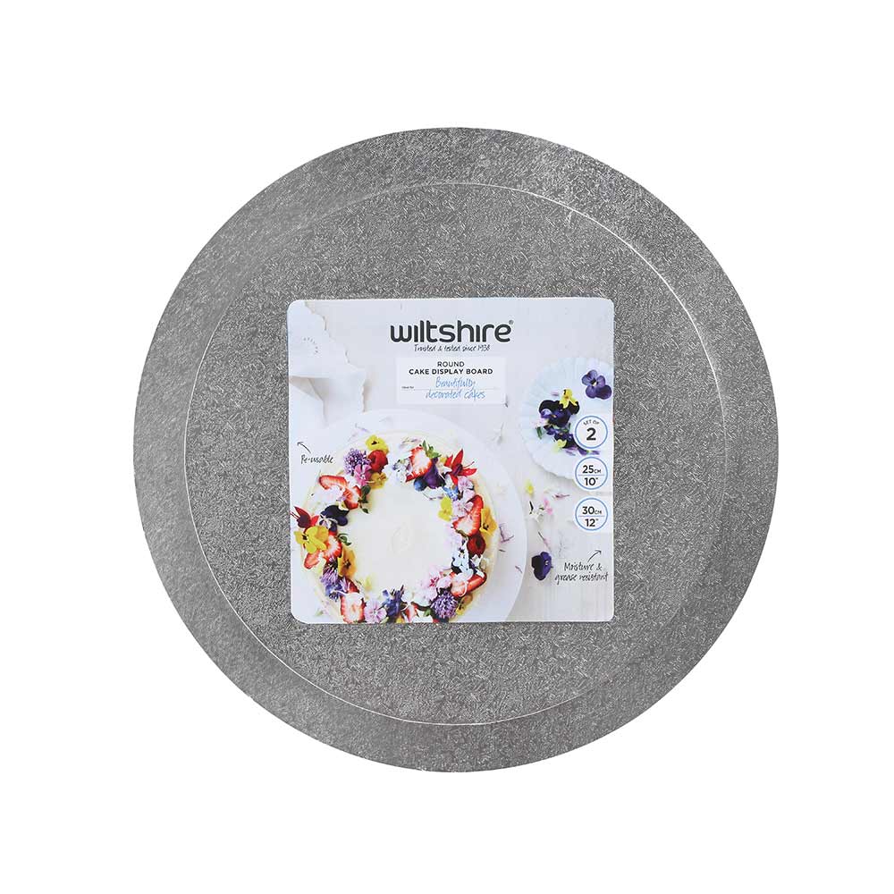 Round Cake Display Boards Set of 2