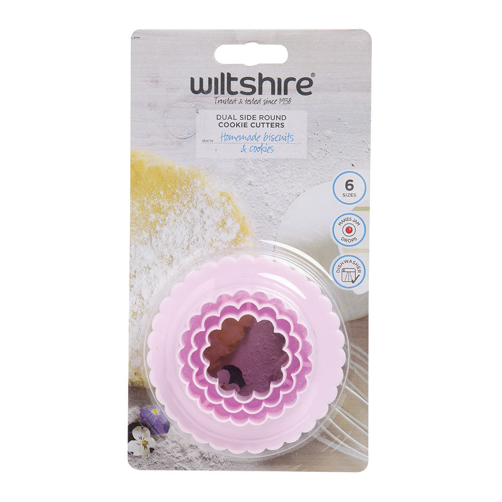 Dual Side Round Cookie Cutters Set of 3