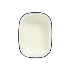 Enamel Oblong Pie Dish 400ml