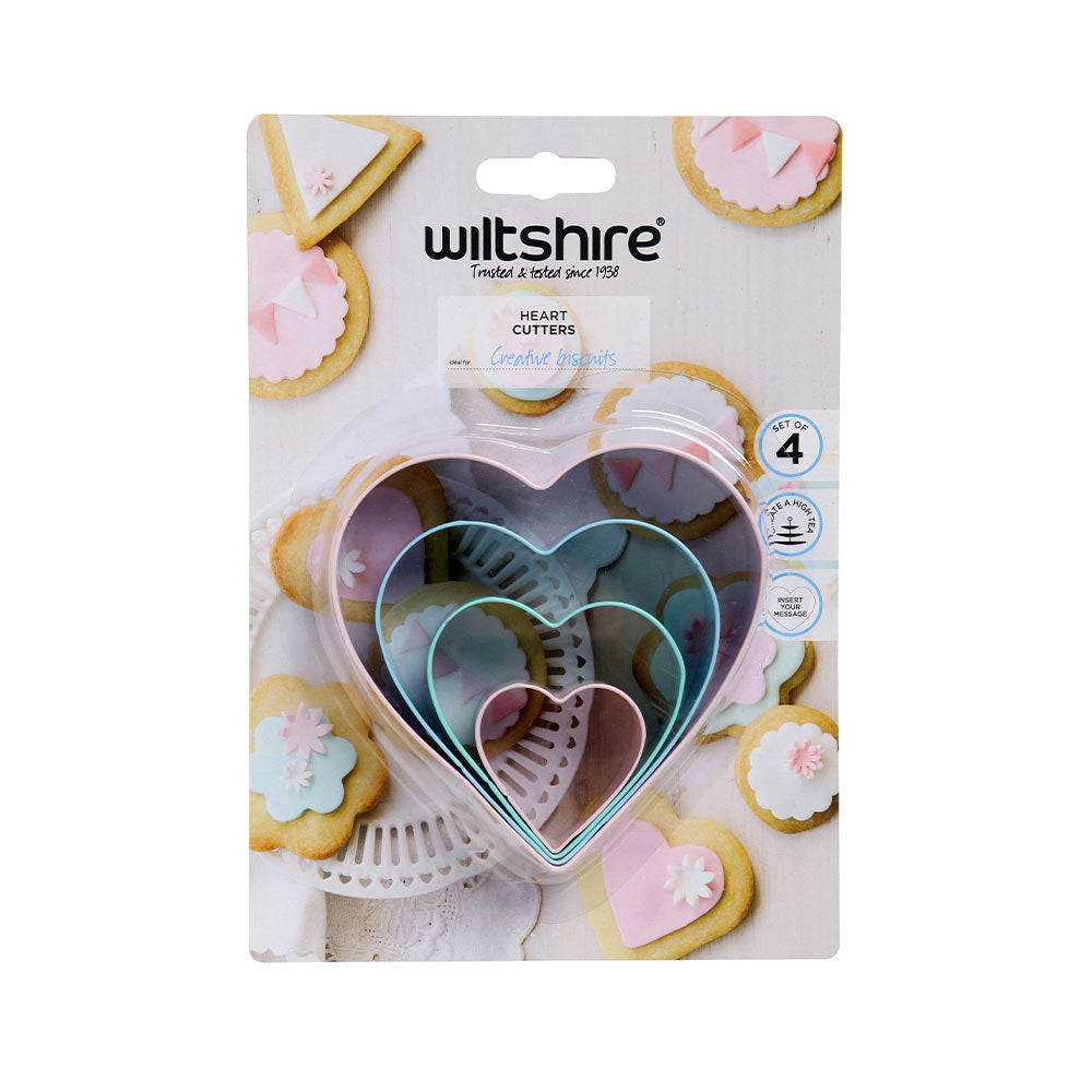 Heart Cookie Cutters Set of 4