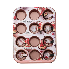 Rose Gold Muffin Pan 12 Cup