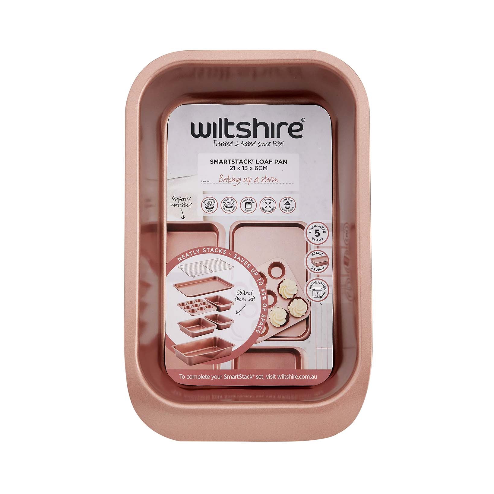 Rose Gold Smart Stack Loaf Pan