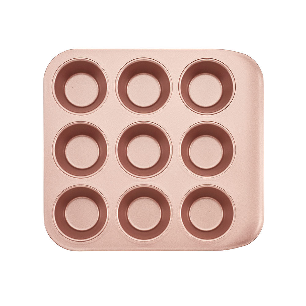 Rose Gold Smart Stack Muffin Pan 9 Cup