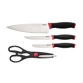 41576 Wiltshire Soft Touch Red 4pc Knife Set