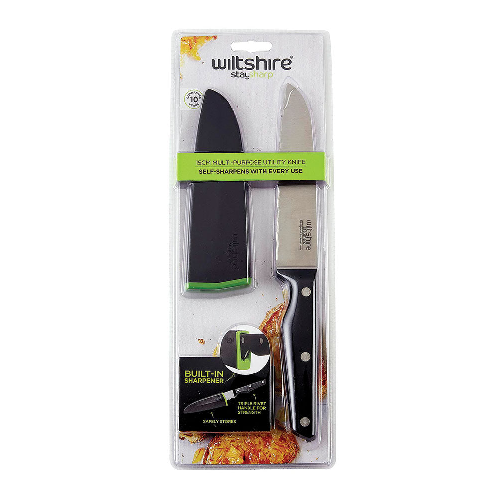 Staysharp Triple Rivet Multi-Purpose Utility Knife 15cm